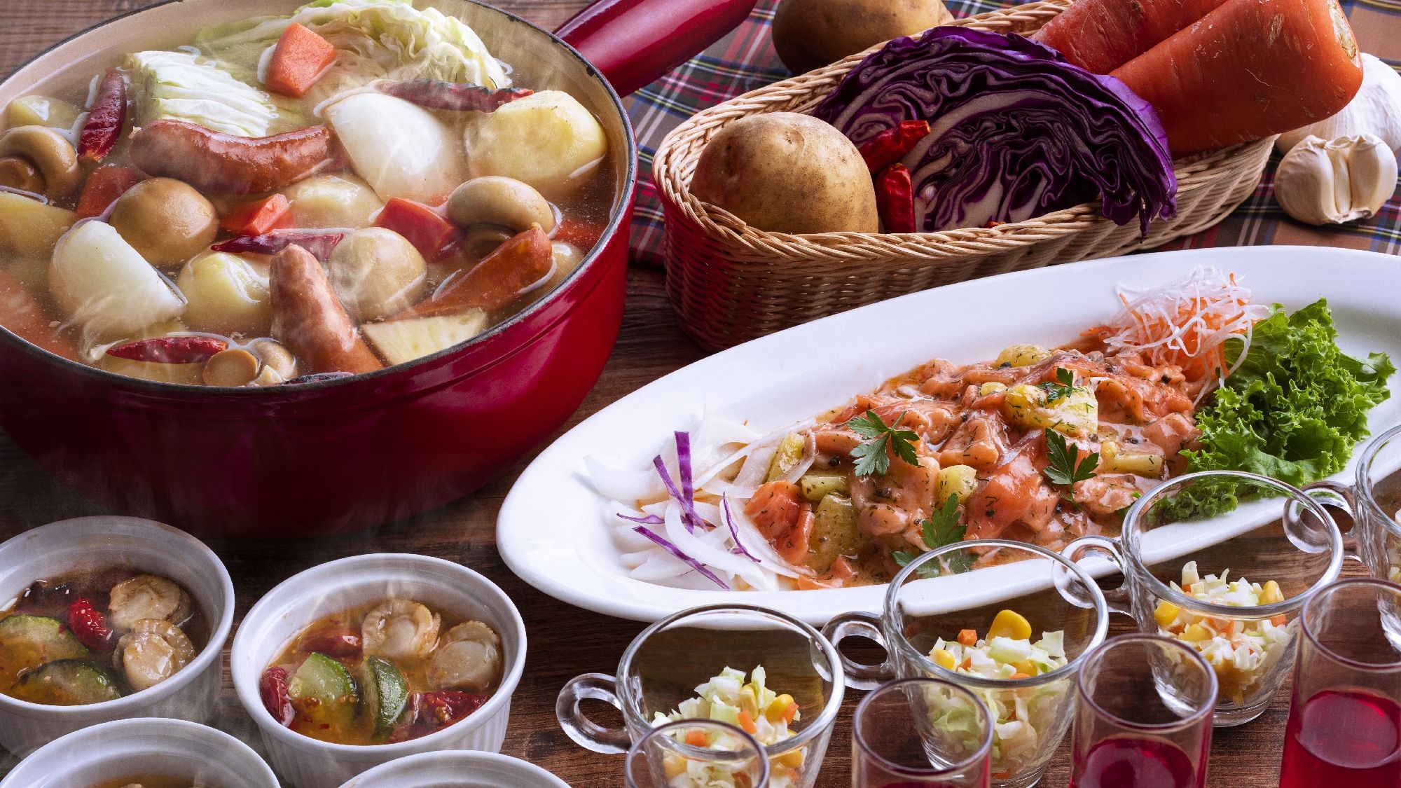 We also have a menu that uses plenty of local ingredients.