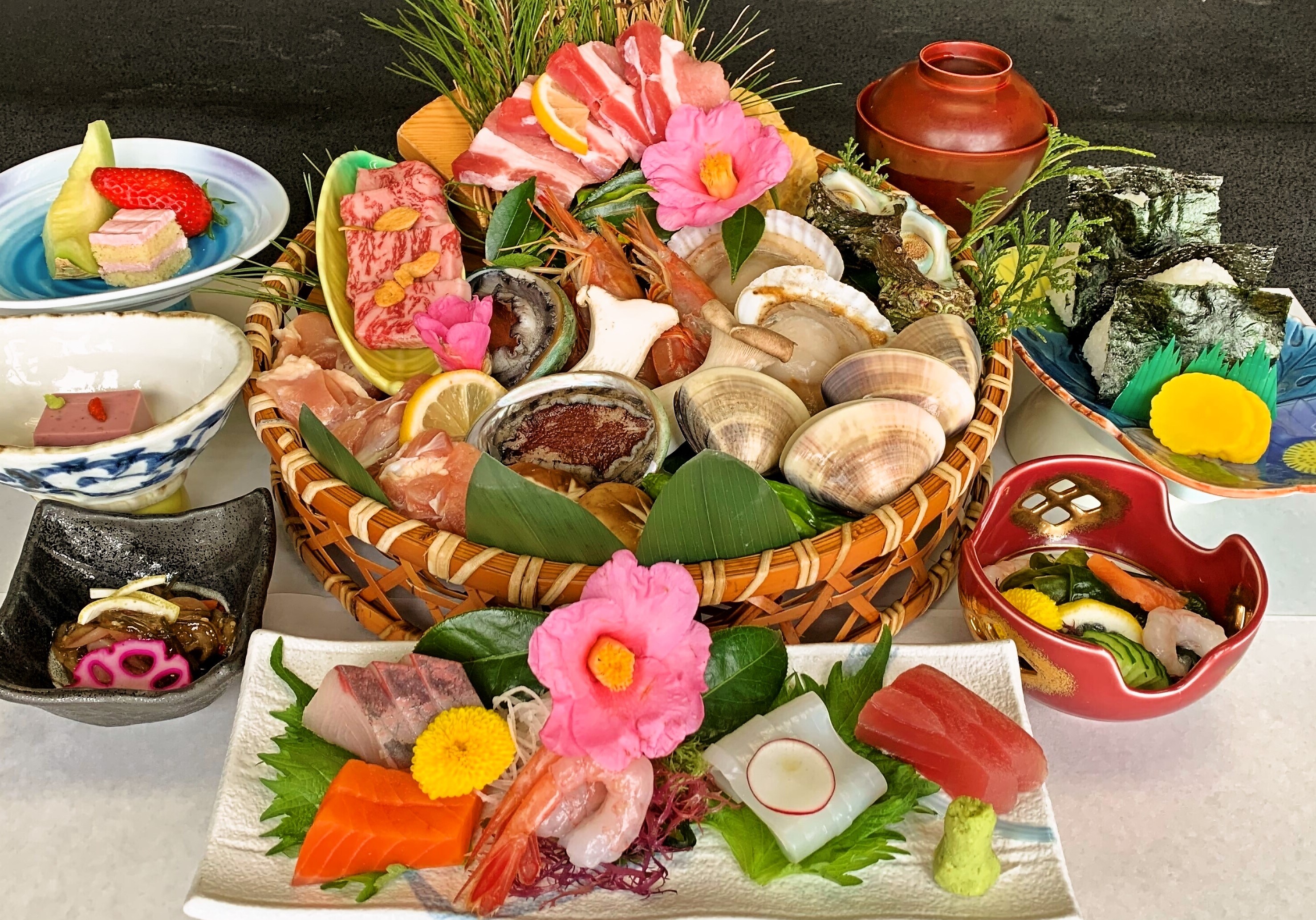 海鲜烤肉怀石料理（2人份）