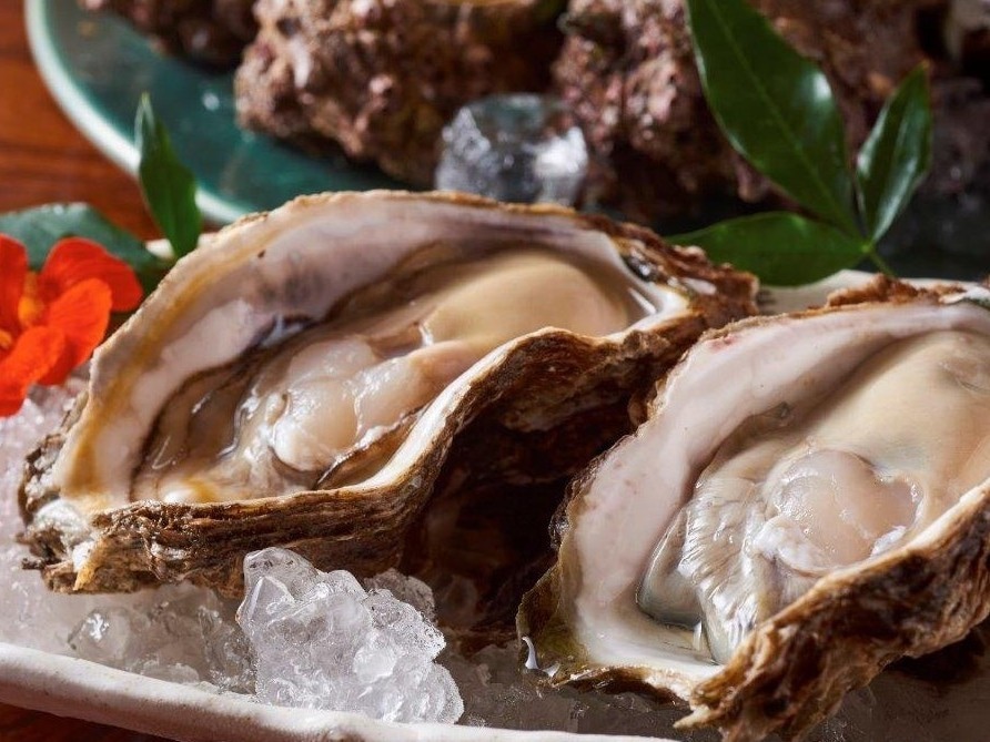 Rock oysters (mid-June to early August)