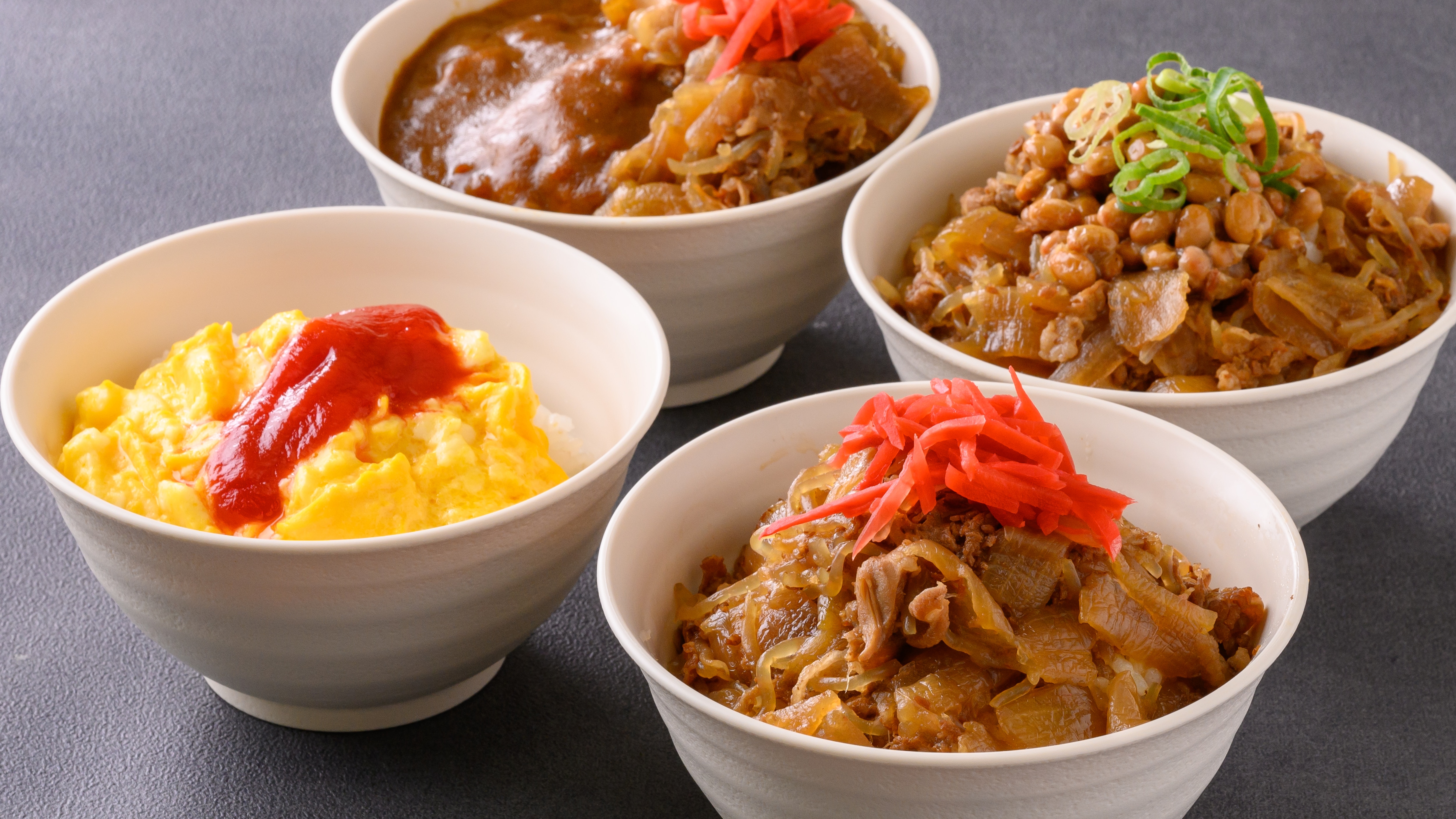 [อาหารเช้า] ชามเนื้อ◆ คุณสามารถจัดเรียงได้ตามต้องการ