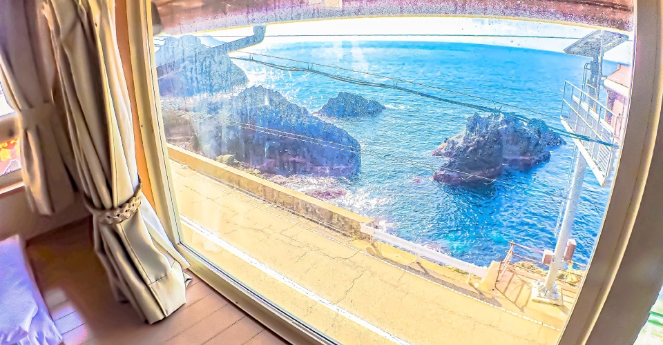 Between young leaves