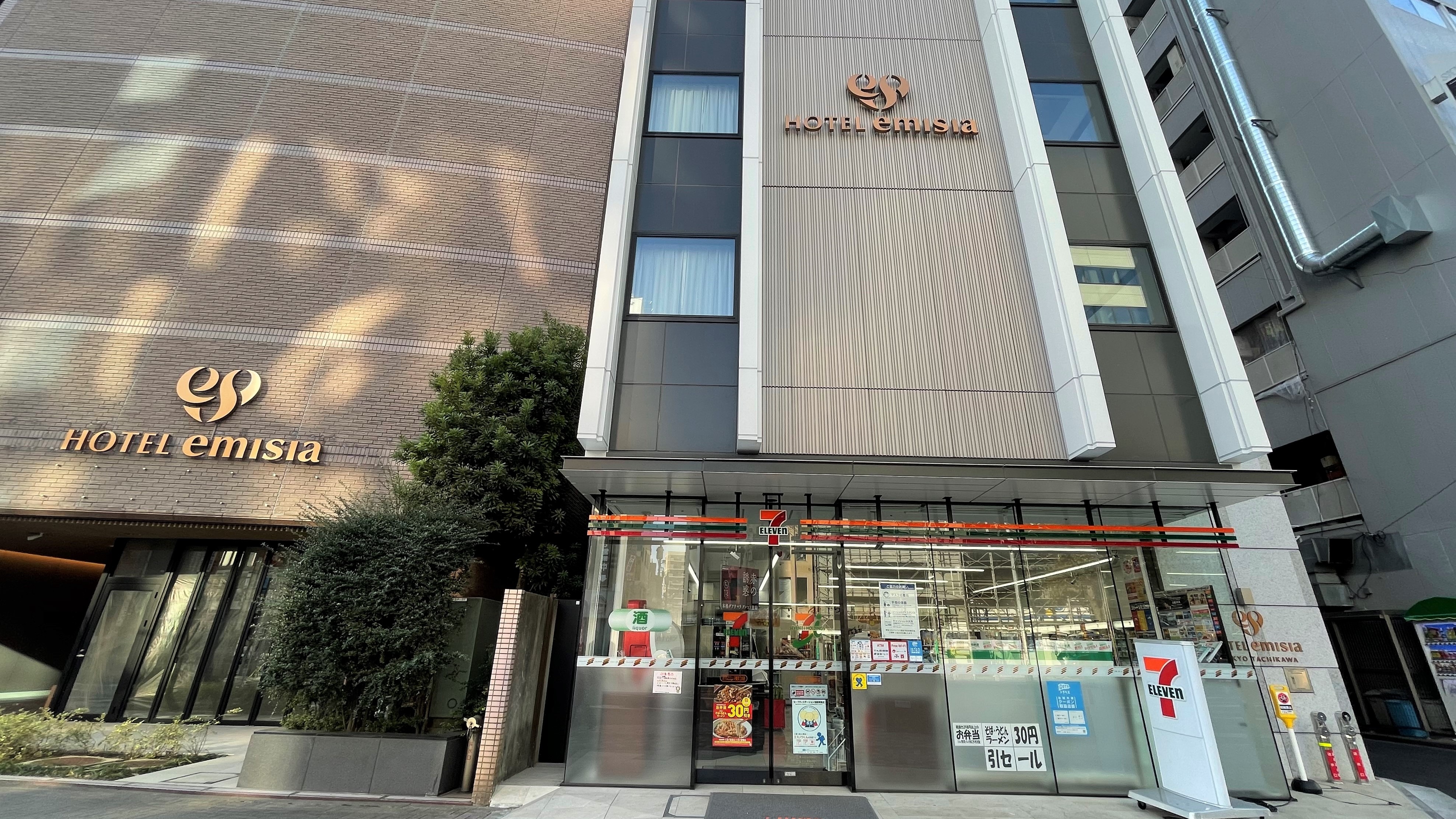 Seven-Eleven is located on the 1st floor of the hotel.