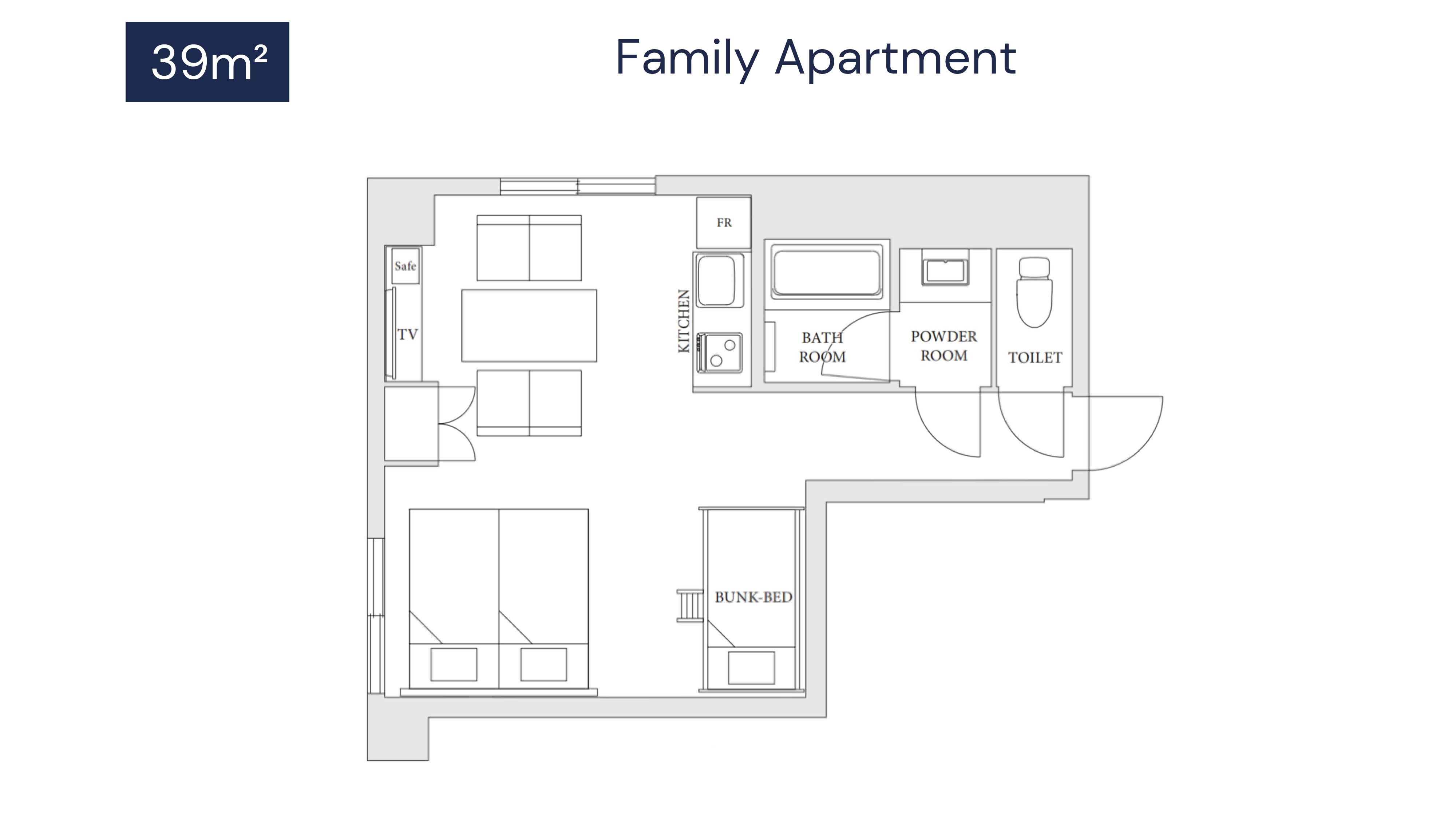 Family Apartment Floor Plan