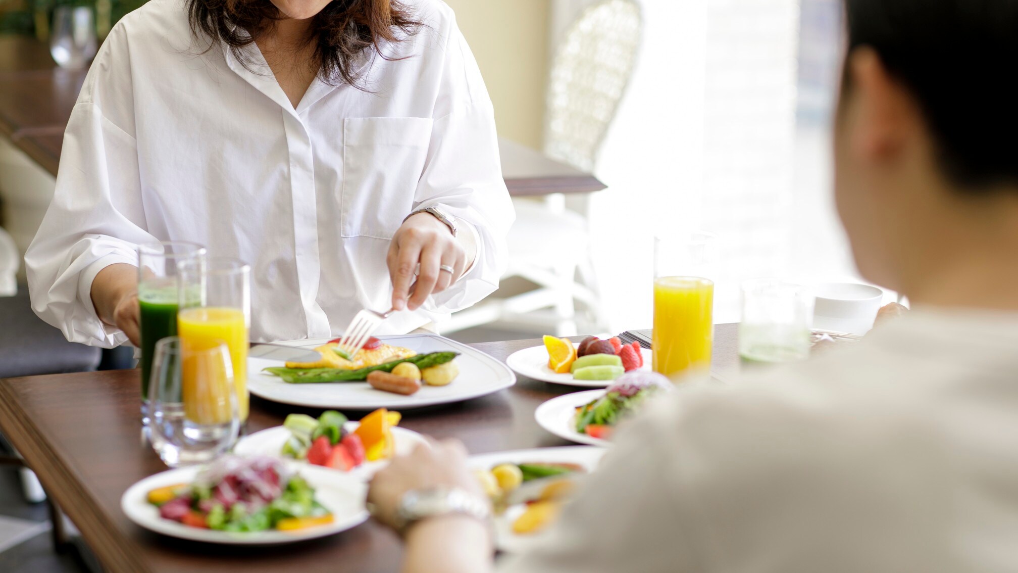 Breakfast scene