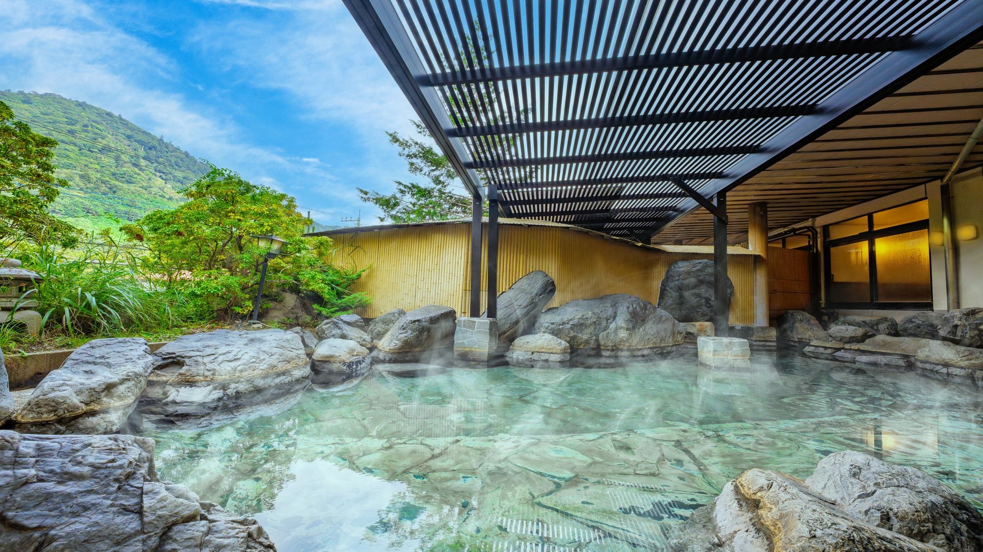open-air bath