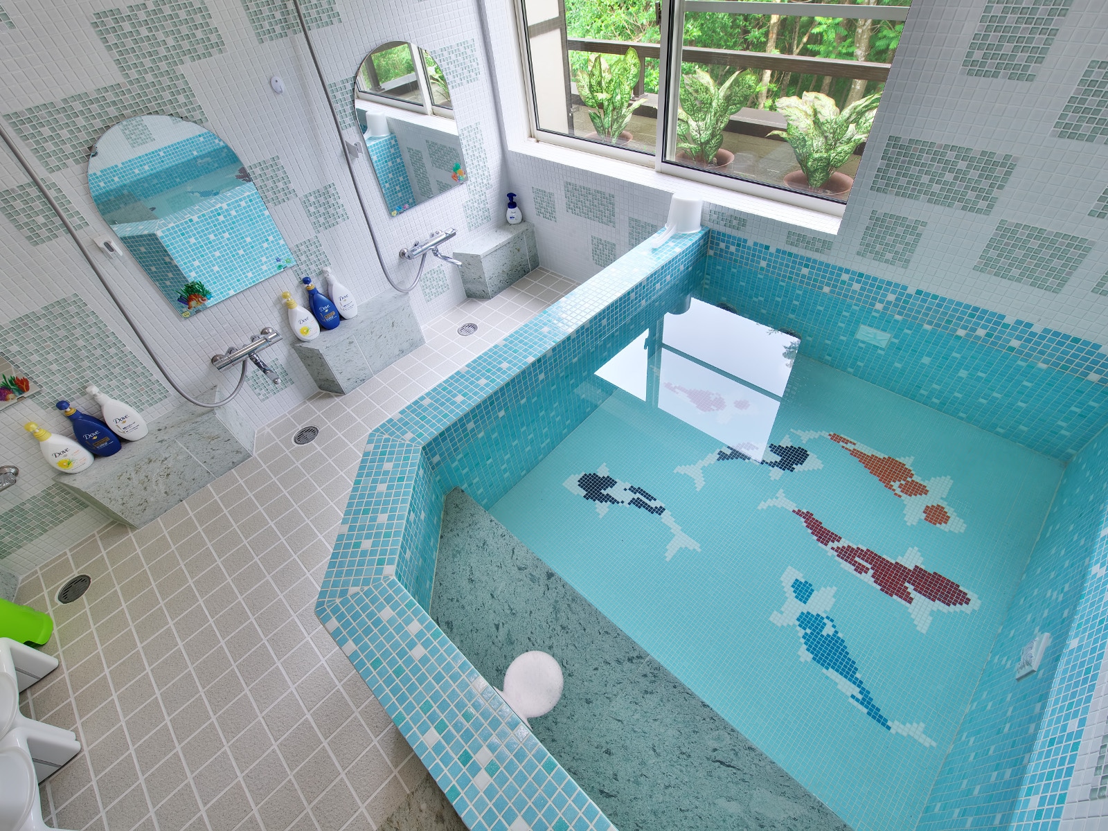 Roman-style private hot spring bath (Koi)