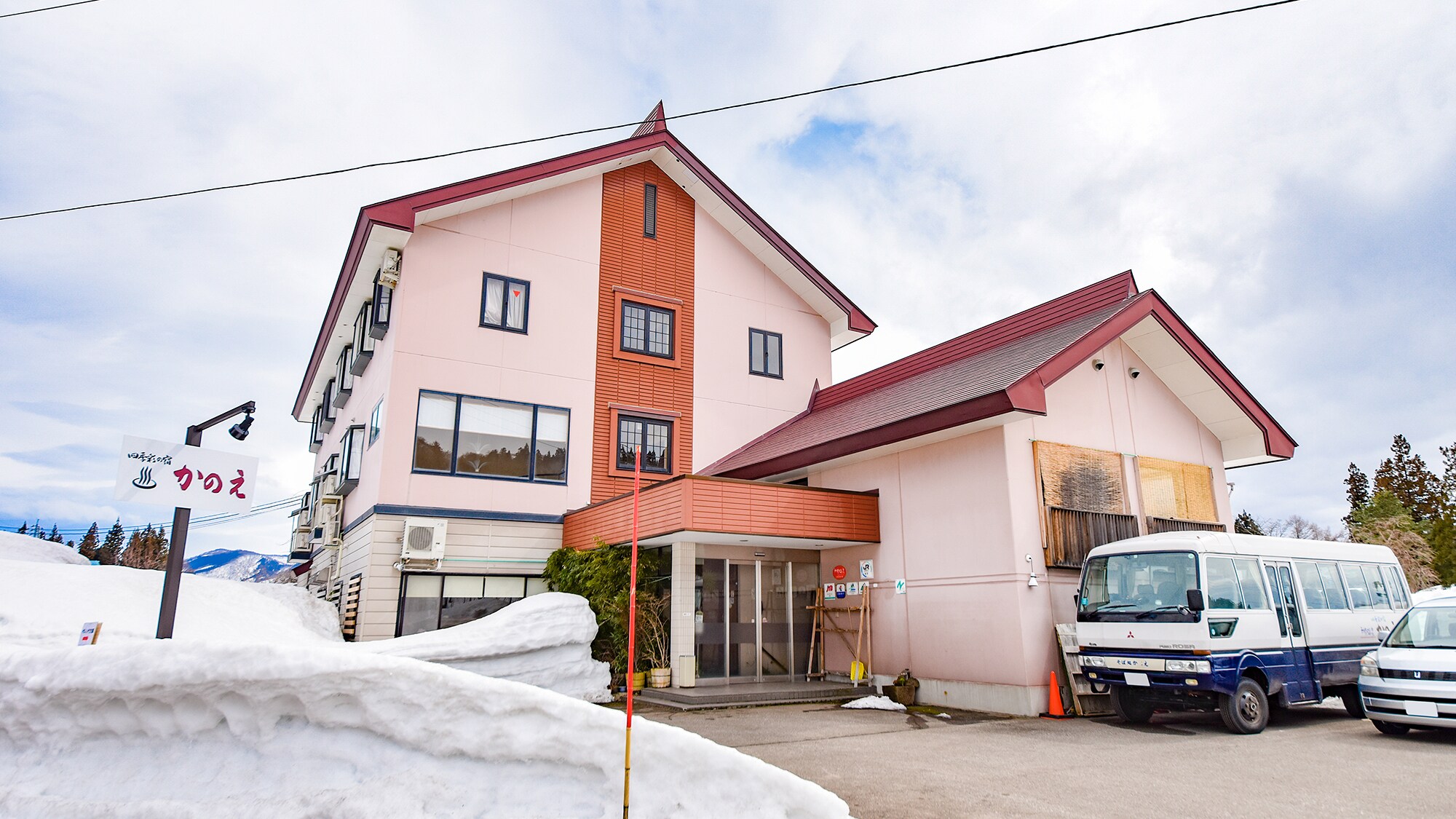 *Exterior: In winter, the whole place is covered in snow♪ Snow trekking and playing in the snow are always possible☆