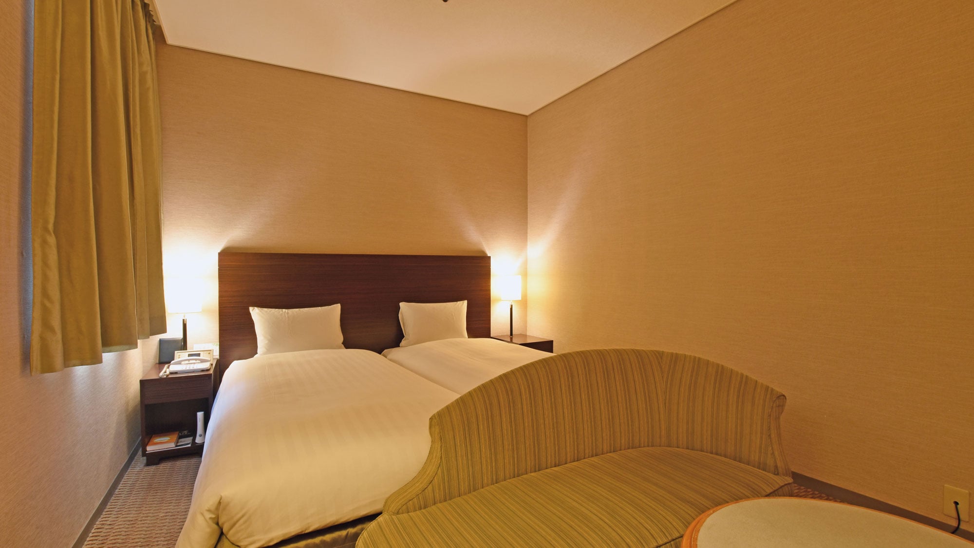 [Hollywood Twin] Room size 24.0㎡/Bed width 100cm