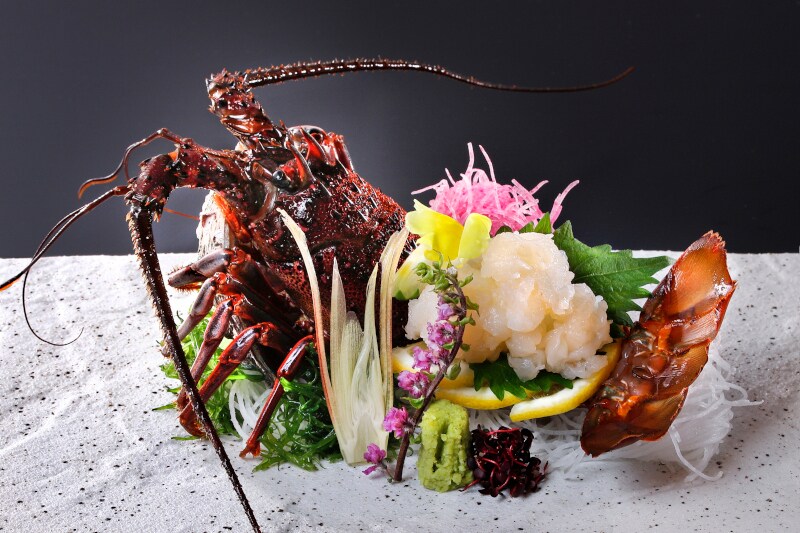 Live spiny lobster