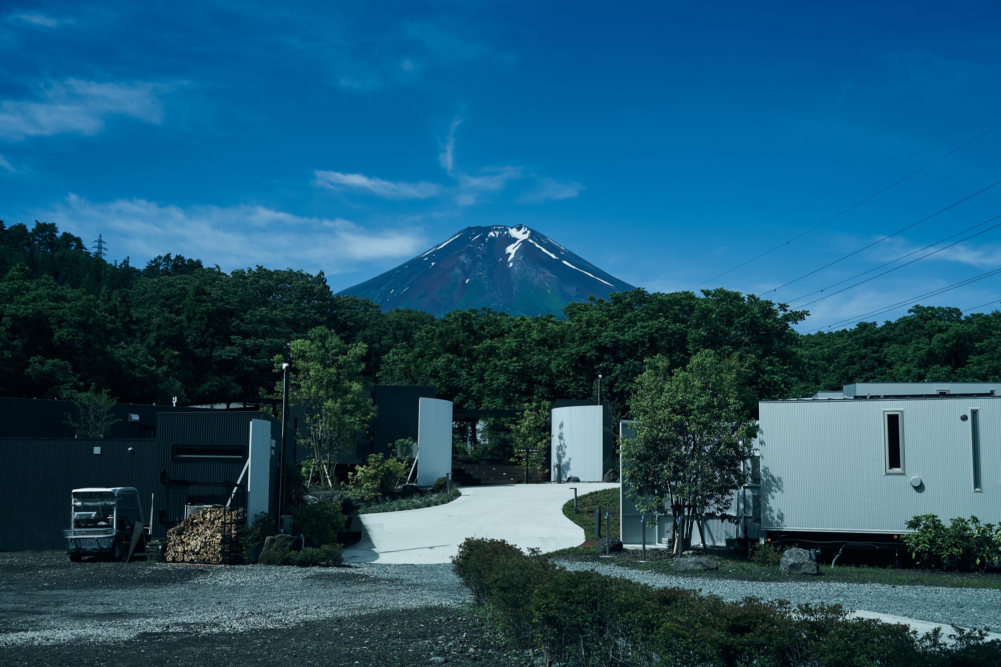 Overlooking the majestic Mount Fuji