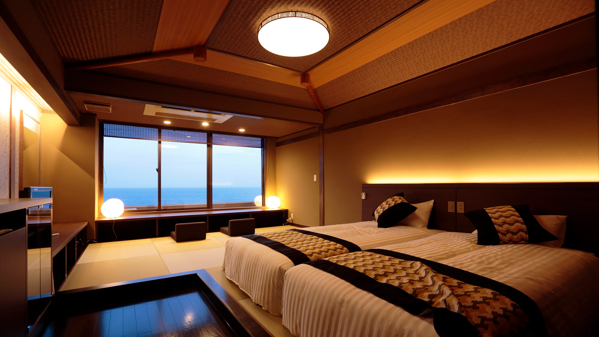 [Aino Uta ◆ Japanese style bed type] All rooms on the 5th floor are oceanfront