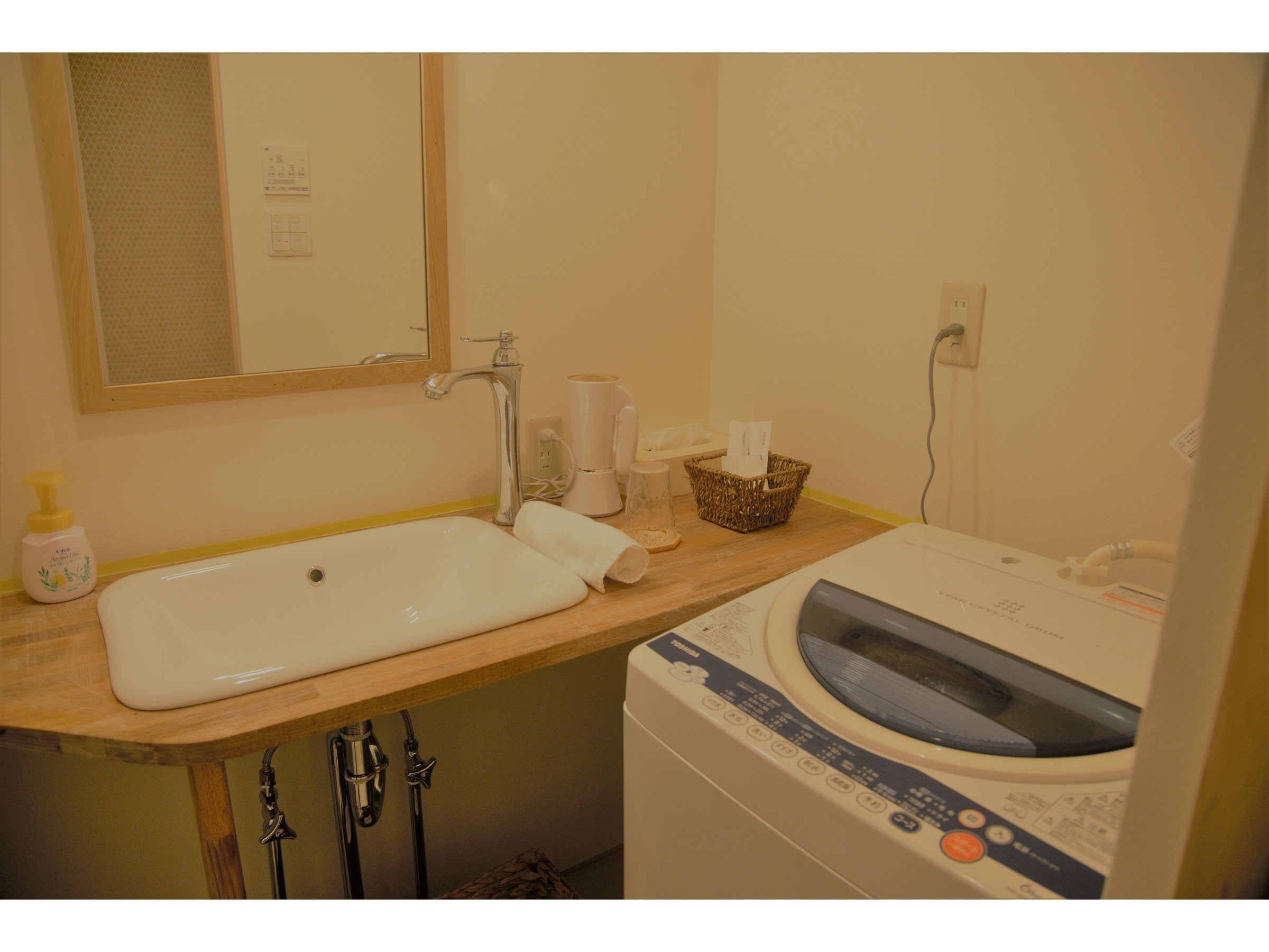 Mountain Home Lodge　Sink and washing machine