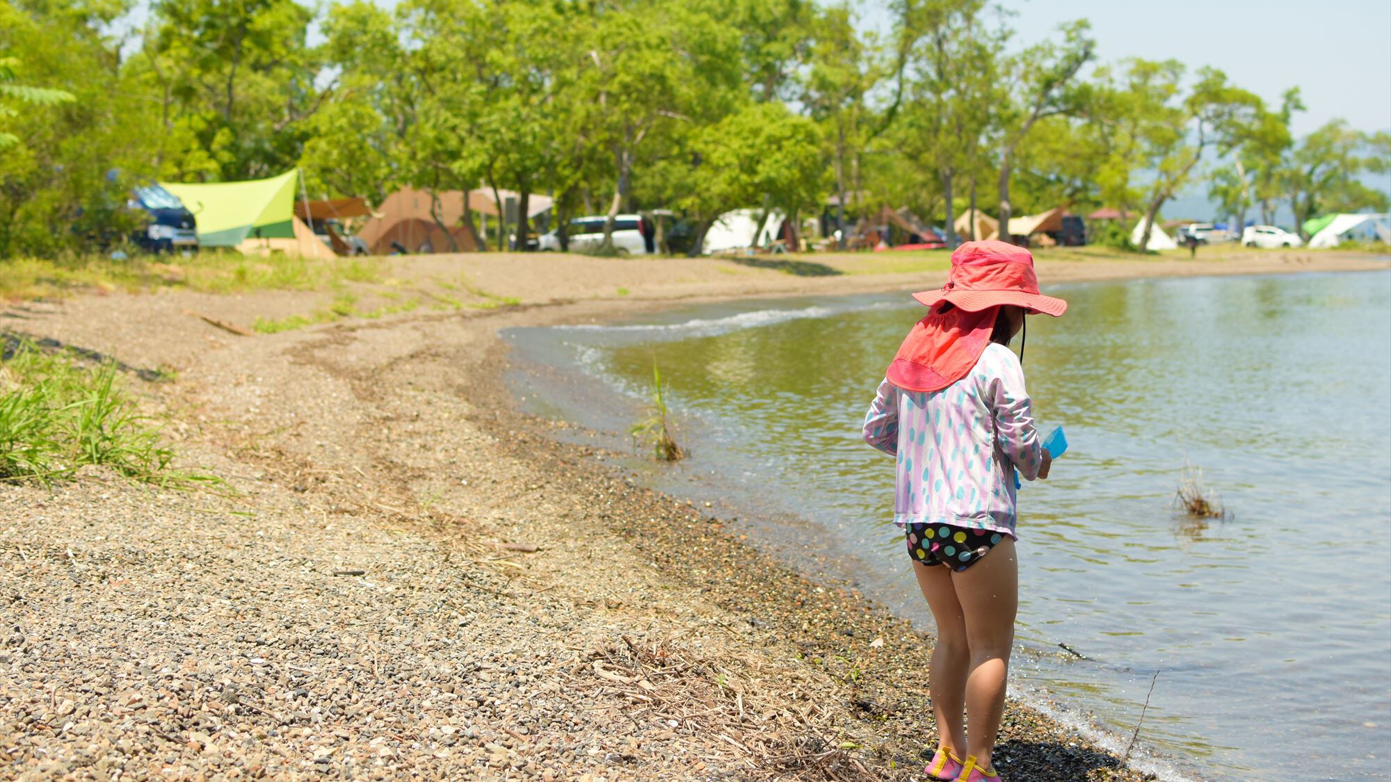 Summer in Shiga is all about Lake Biwa♪ A base for swimming in the lake★ *The photo is for illustrative purposes only.