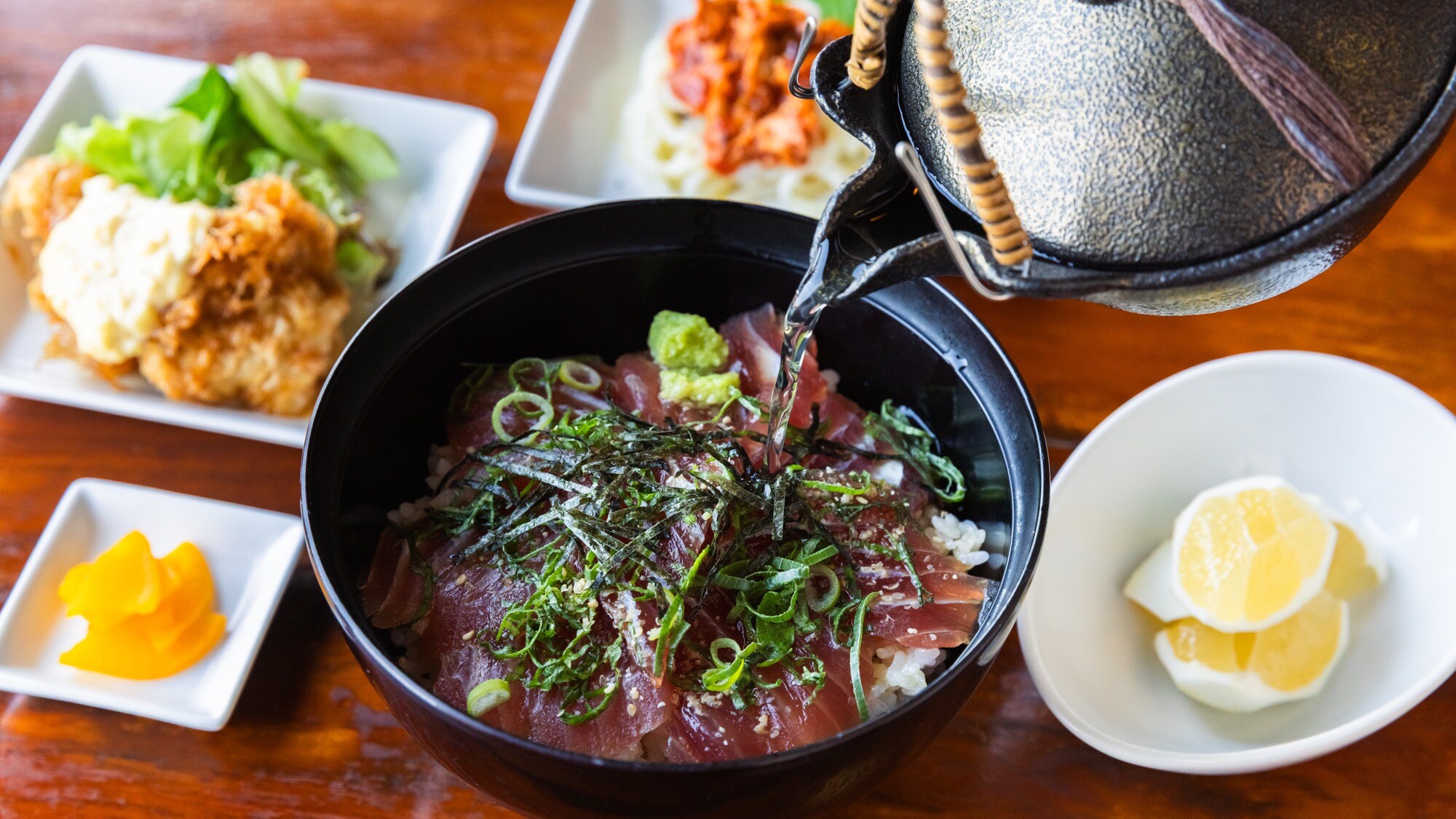 Bonito rice and chazuke