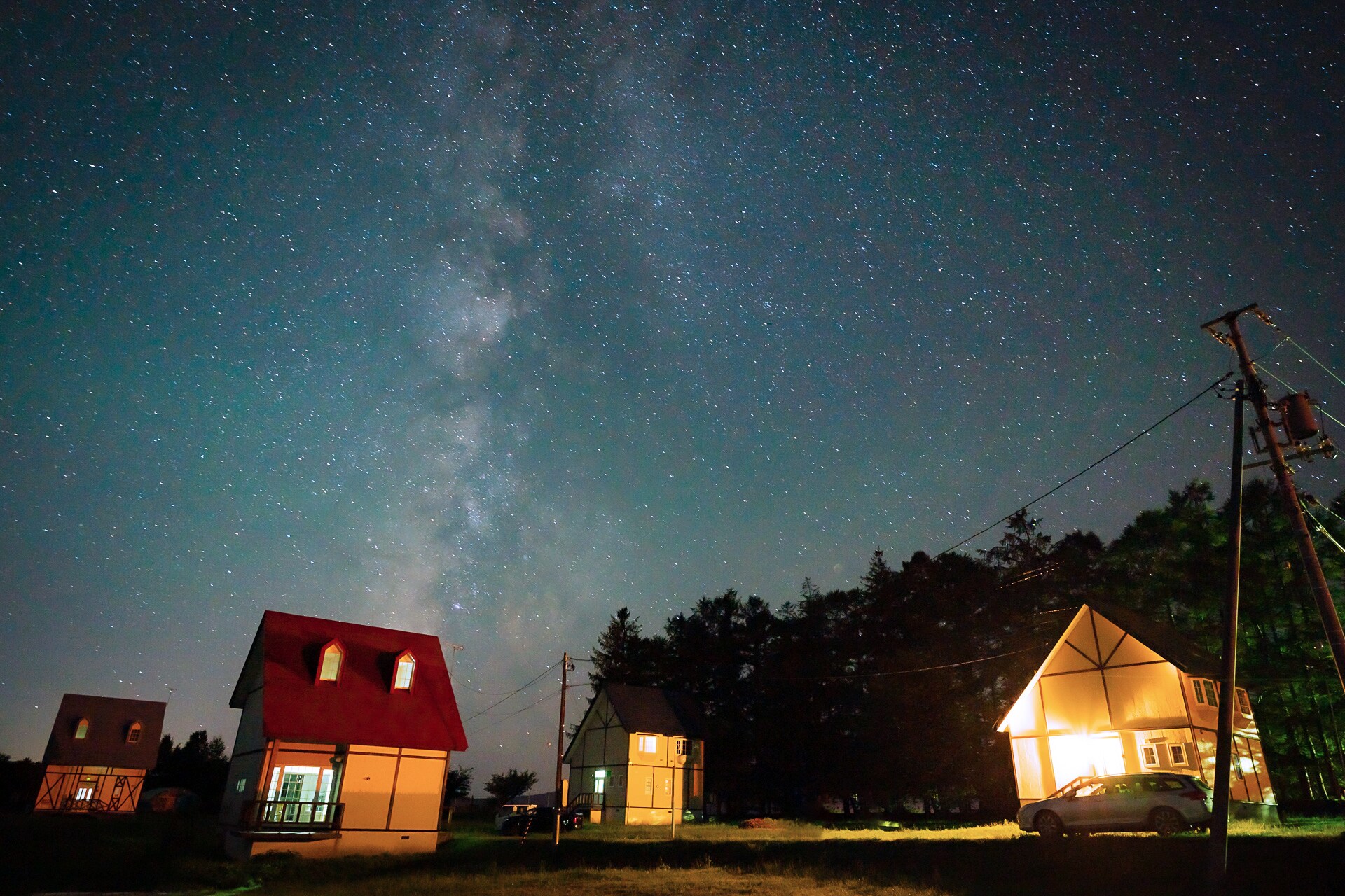 Summer night sky