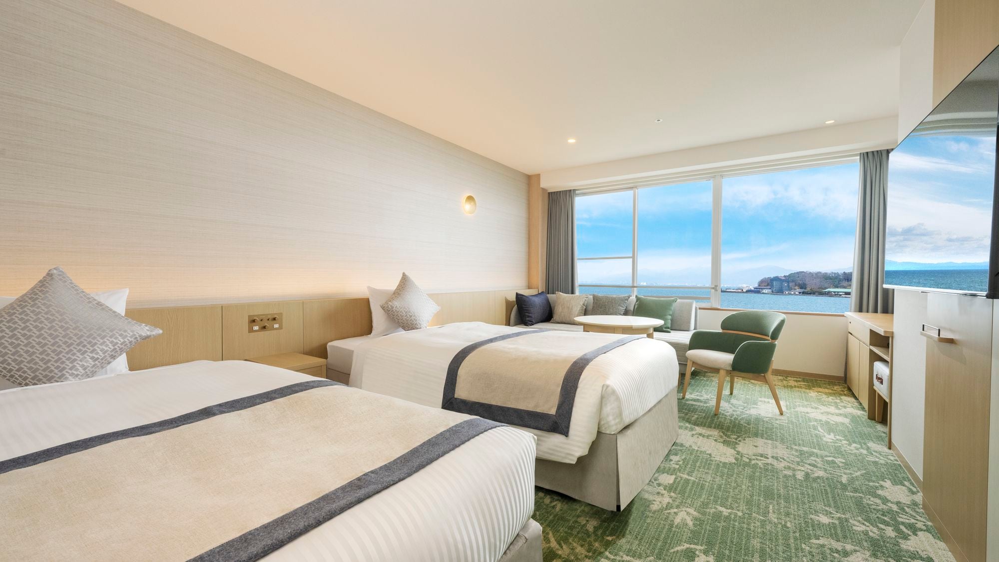 Deluxe Twin Room with View Bath