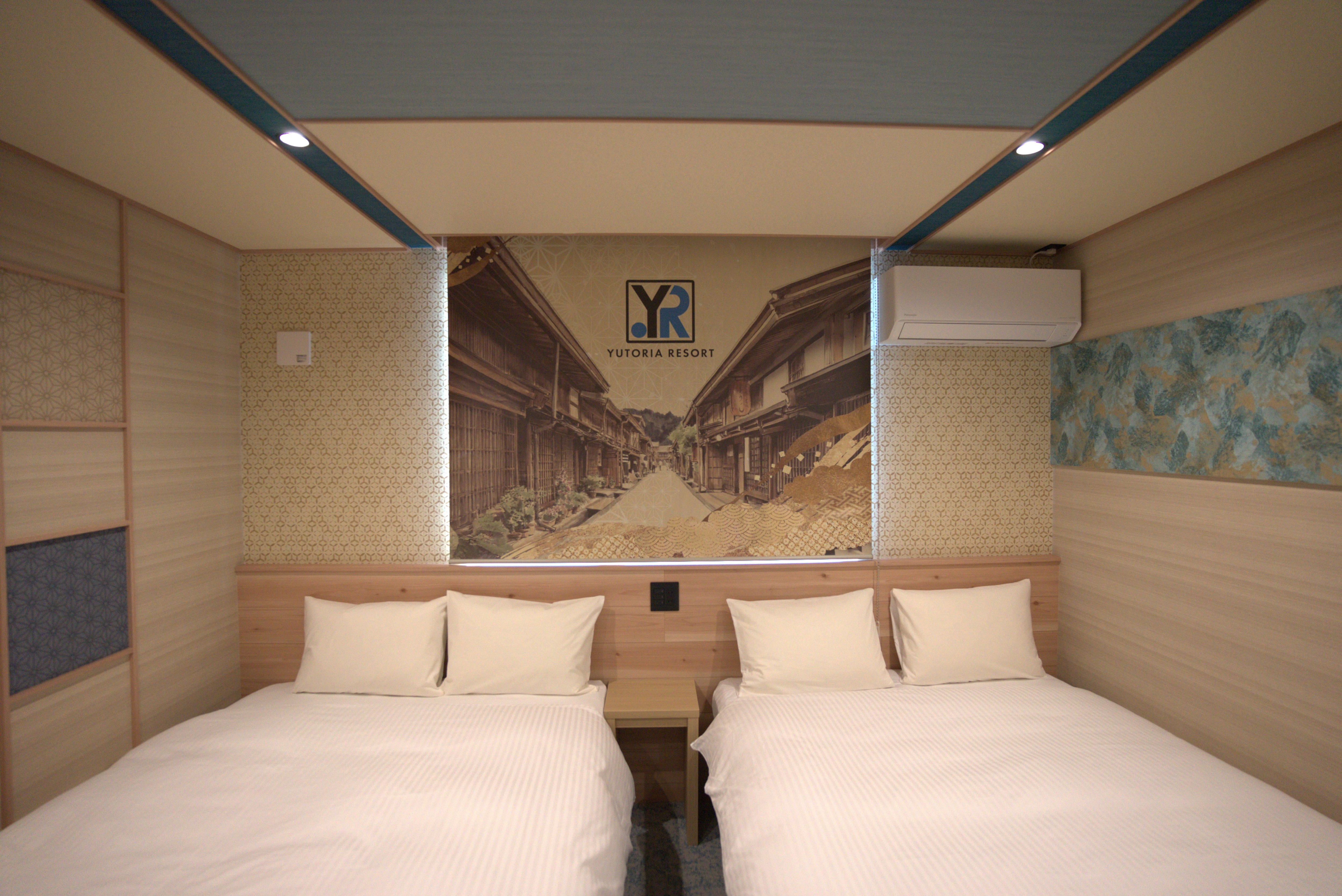 Phòng đôi hạng sang với bếp và giường, diện tích 33 m².