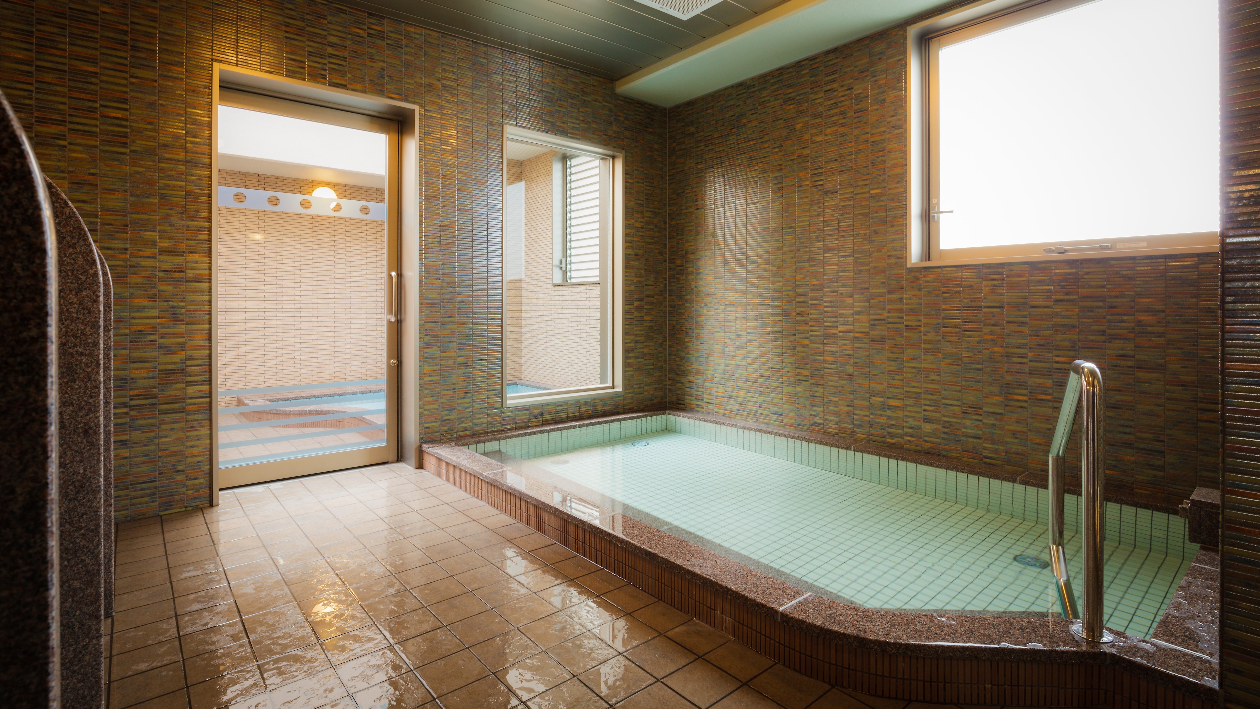 [Large public bath, New building Premier 8F] Indoor bath①