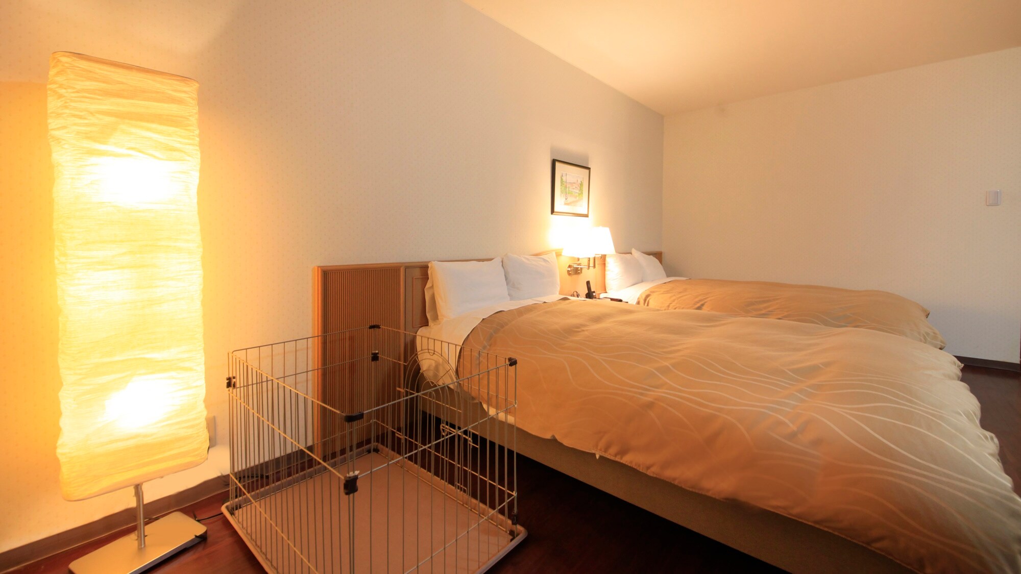 [Dogs allowed/Deluxe Twin] Small dogs are allowed! Please bring any necessary dog amenities with you.