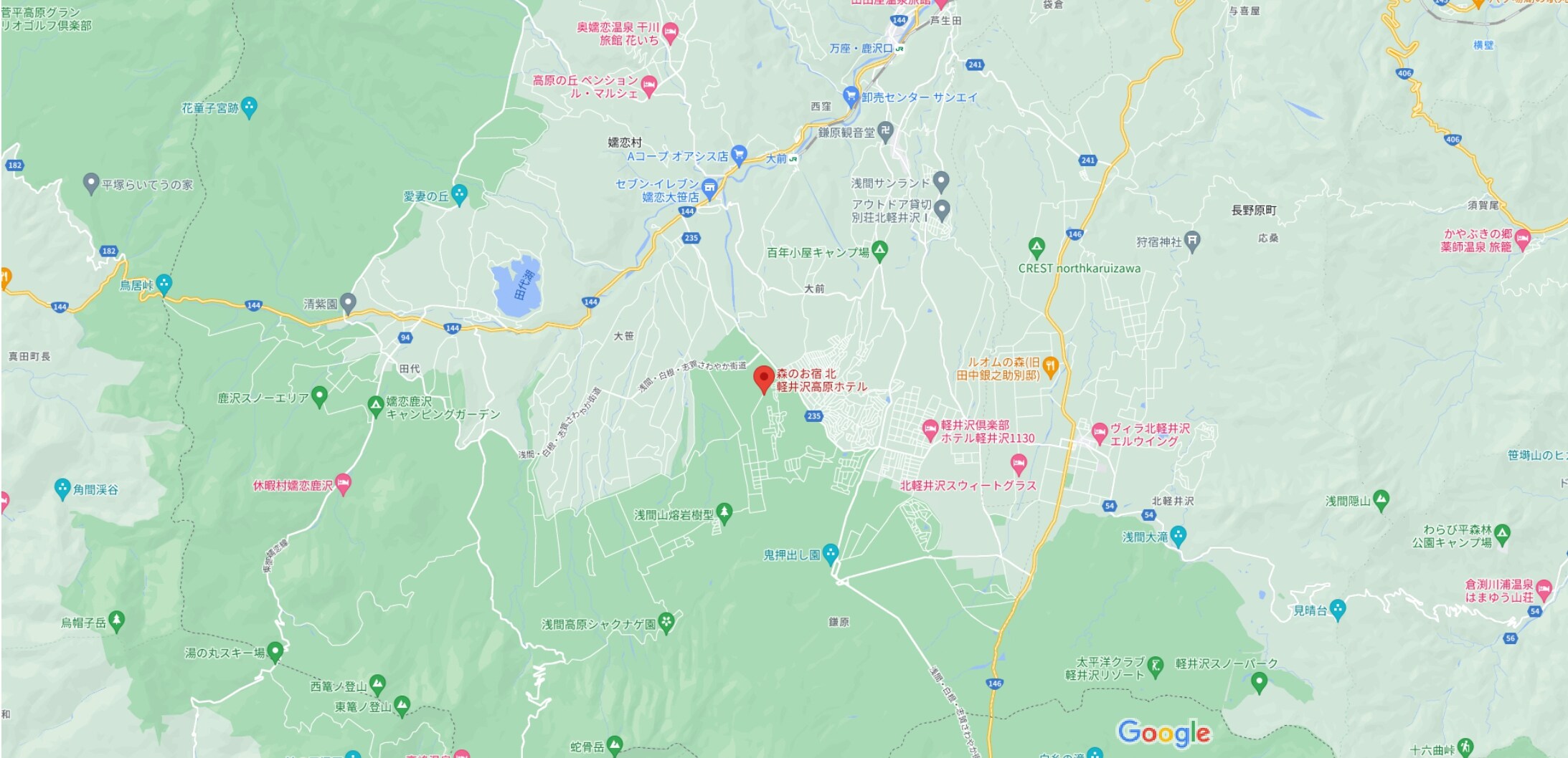 Hotel location