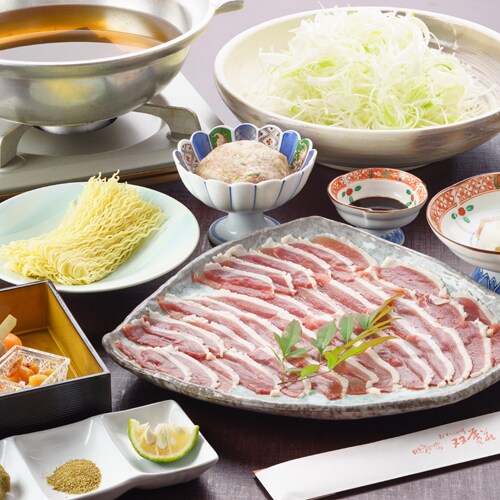 [Duck shabu-shabu (example)] For the final course, we have ramen! You can enjoy the broth until the very last bite!