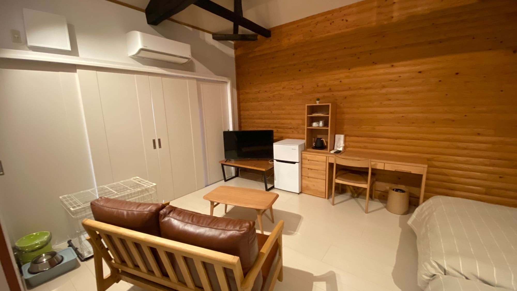 NEW [Non-smoking dog welcome] Separate twin room ■ With sofa set