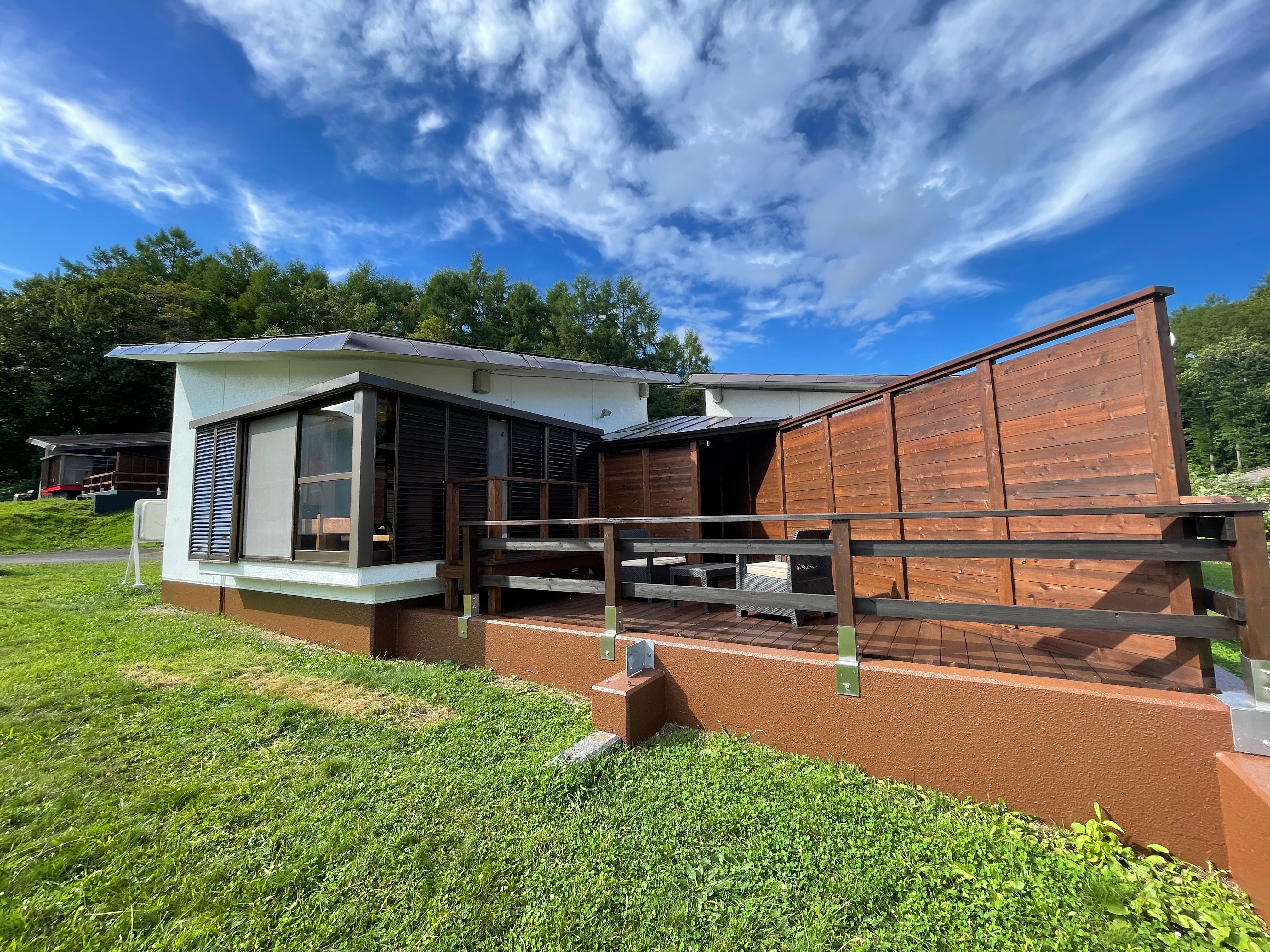 [Cabin] 29 square meters + private terrace [bathroom, toilet and kitchen included]