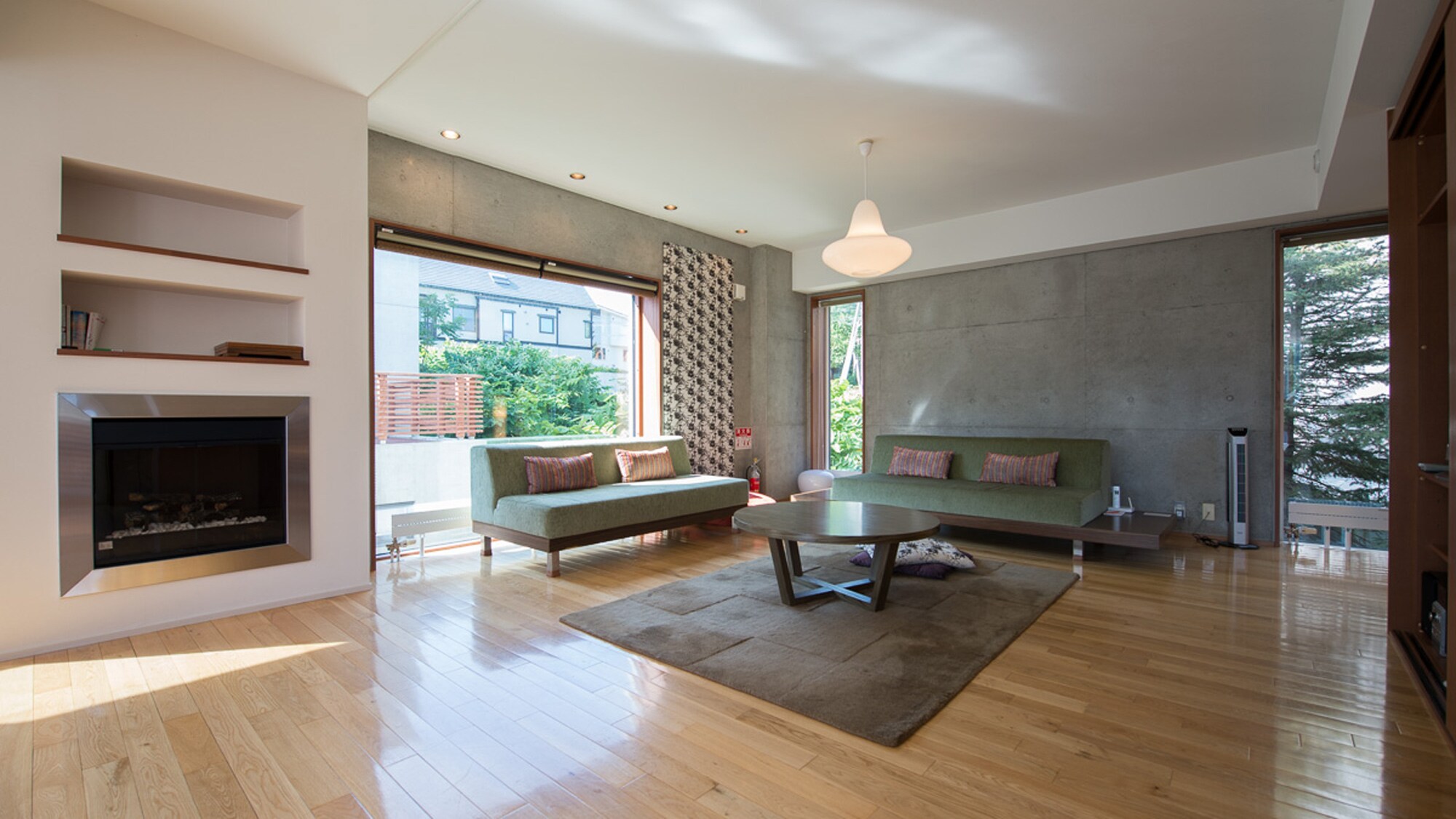 A living room that makes the most of the space