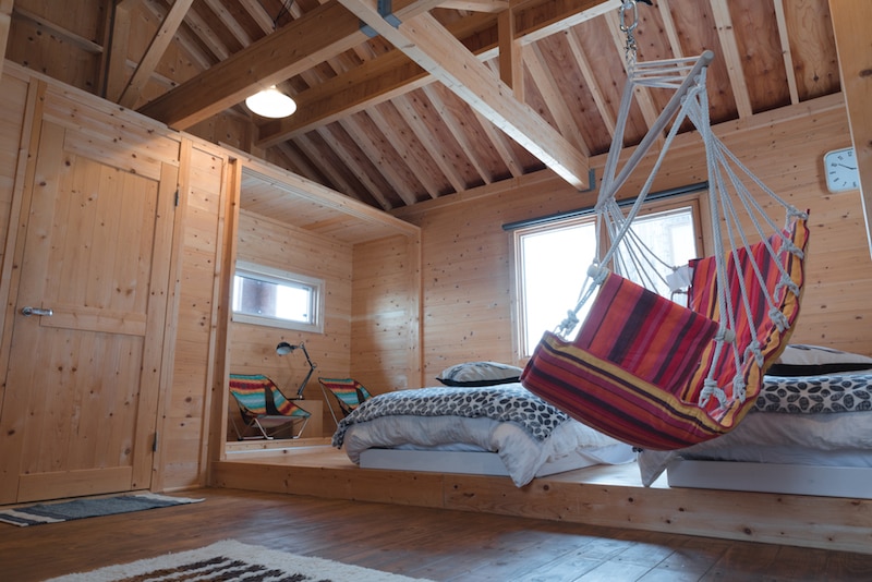 Log house Western-style room