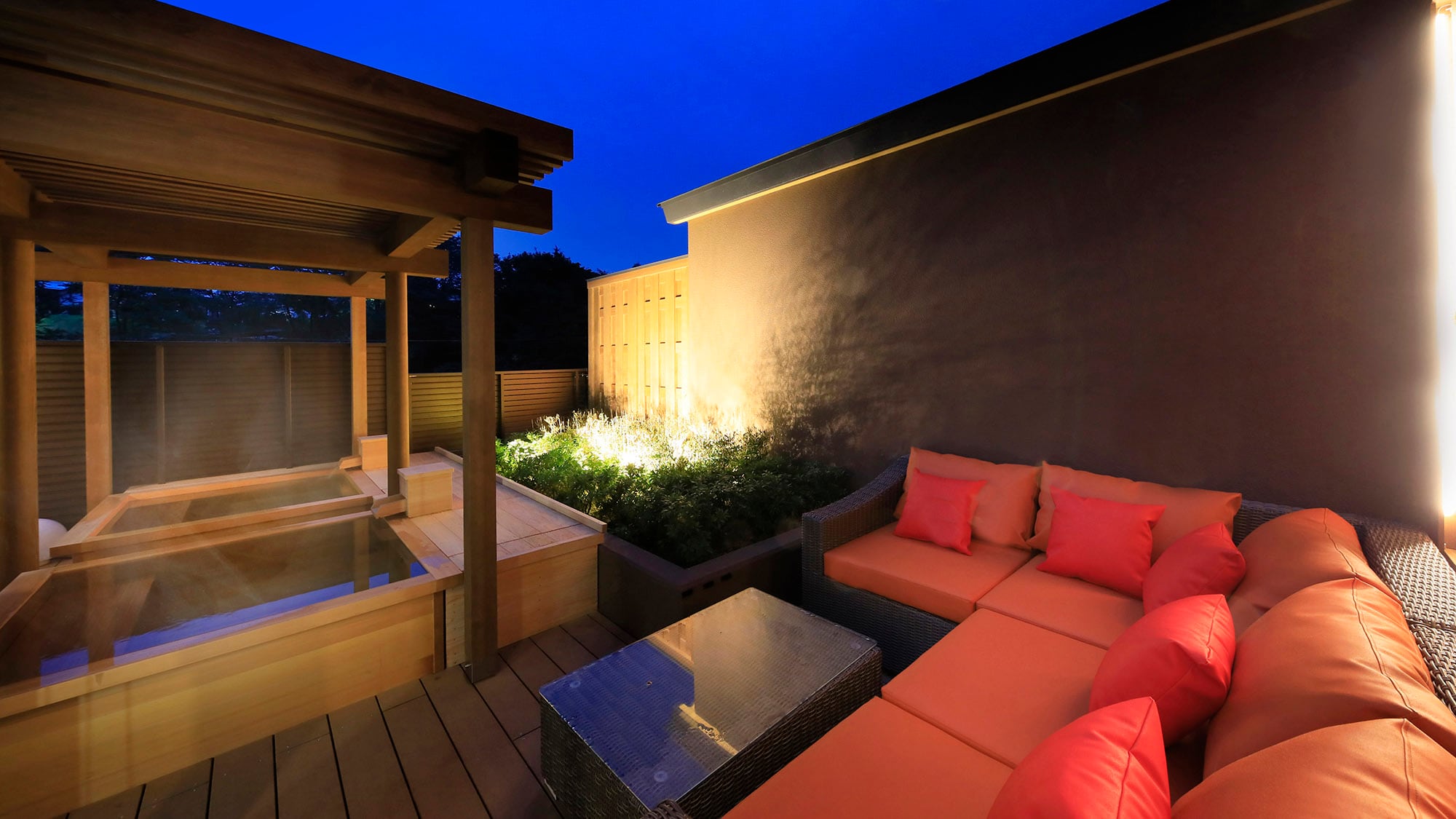 [Linglong] Japanese modern special room with 2 open-air baths