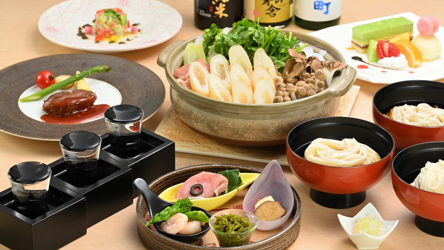 Akita Whole Kaiseki & Sake Tasting Set