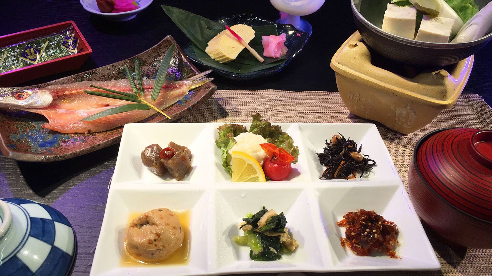 ・[Breakfast example] A Japanese set meal will be provided