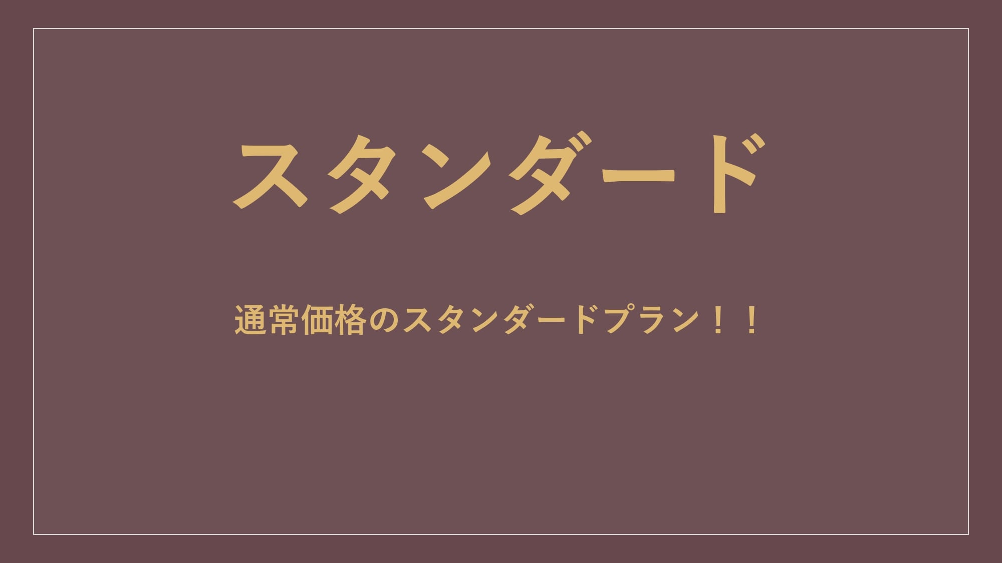 标准计划