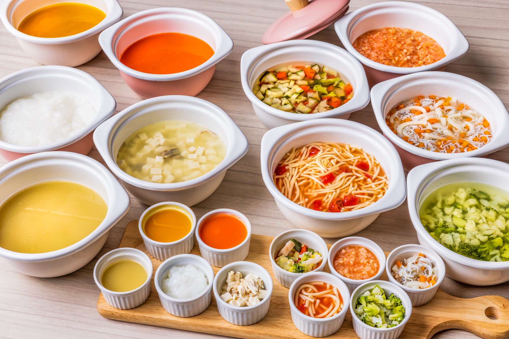 Thức ăn cho trẻ em cũng có sẵn ♪