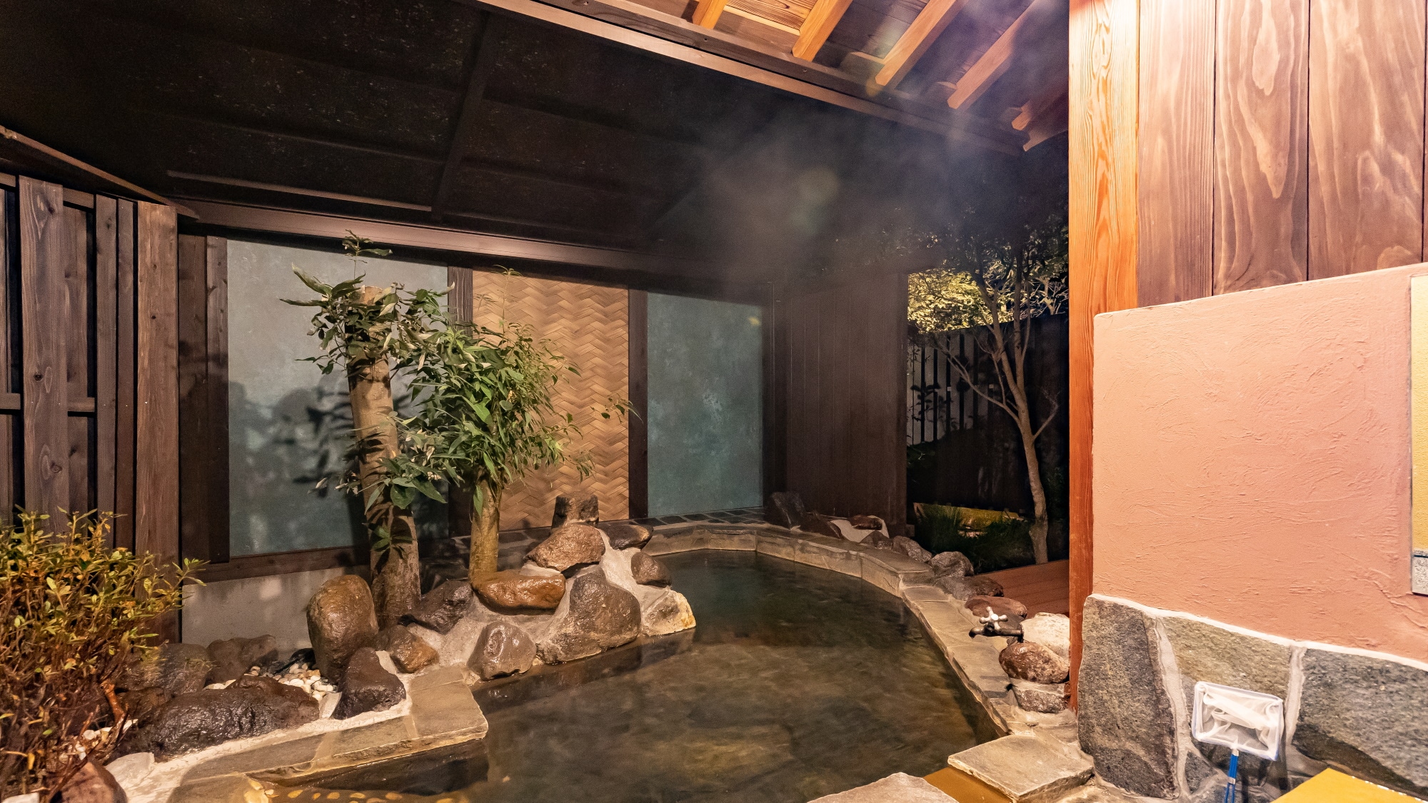[Tatami 10-tatami guest room] Yusuge / kamar mandi terbuka