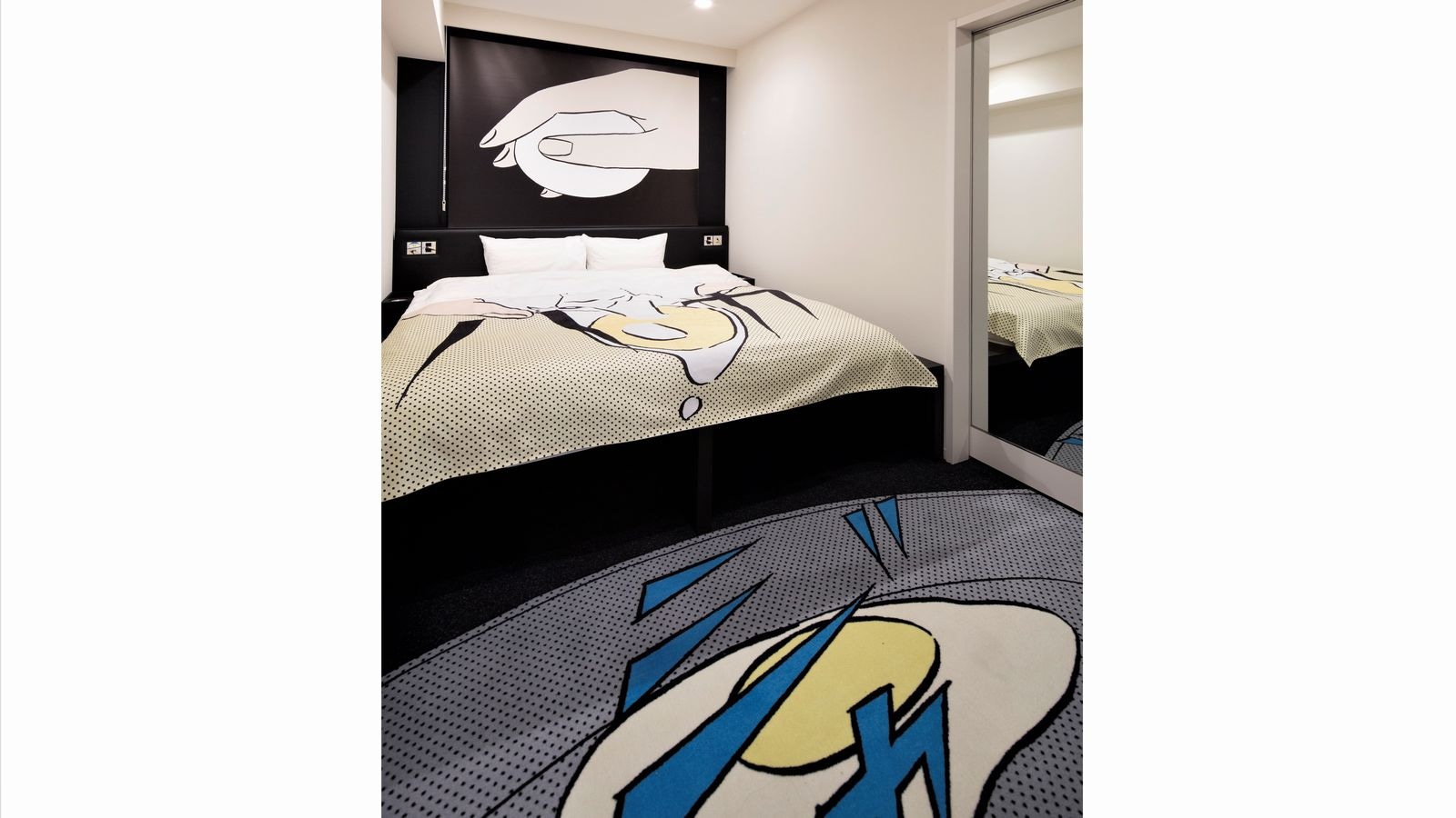 [Guest room] Fried egg design (an example of a double room)