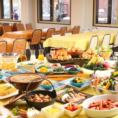 ■ [自助早餐] 從早上開始就有很多食物！我吃飽了，今天很好