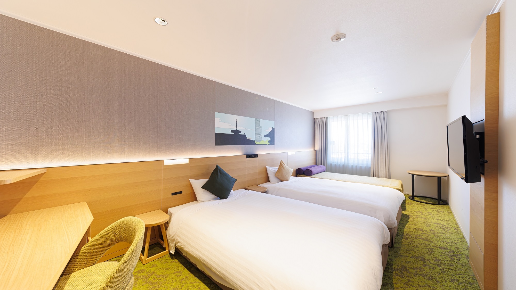 舒適標準雙床房 24平方米