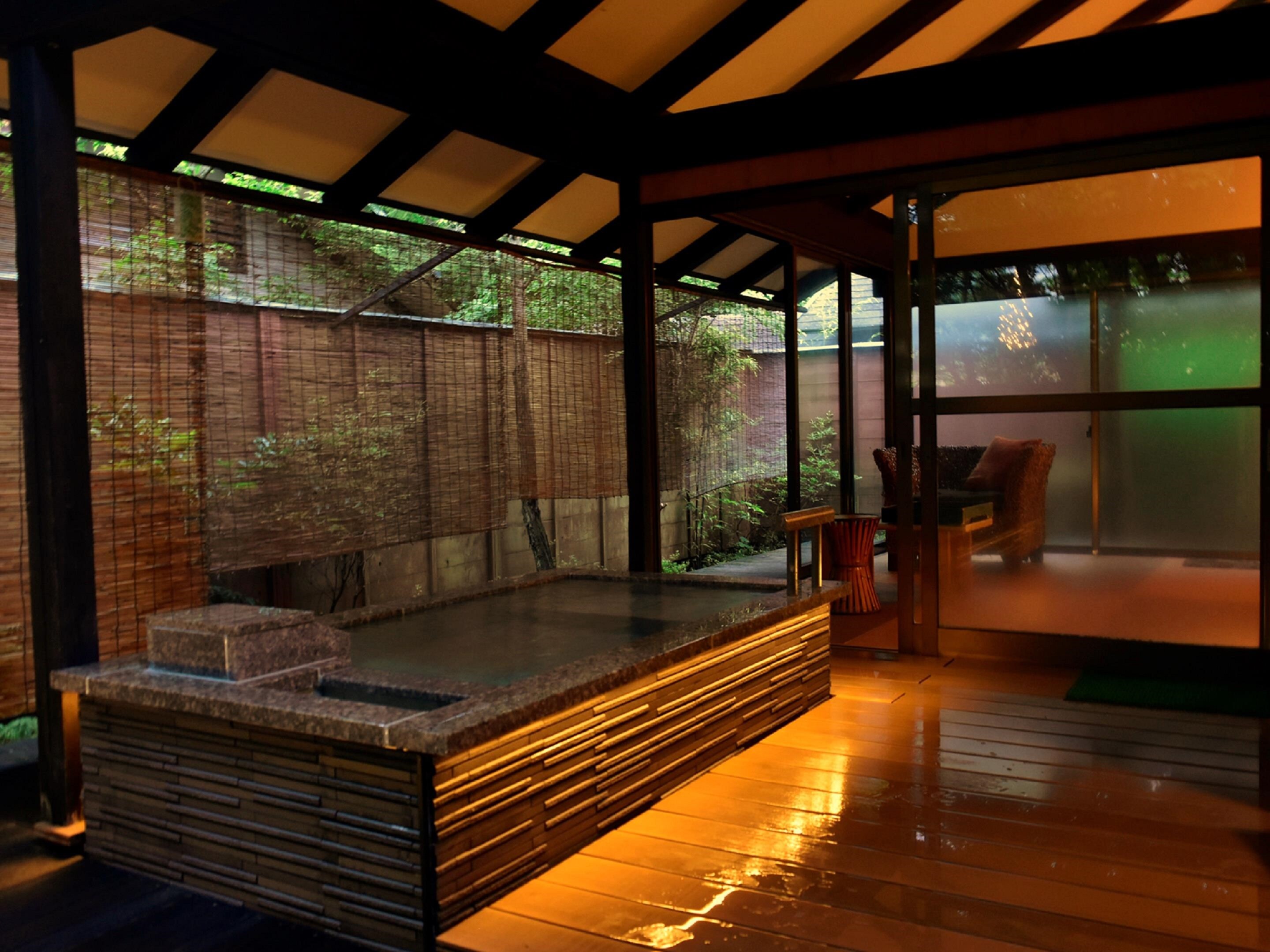 Reopened in 2020 ★ Private room private open-air bath "Kito-tei": Open-air bath image