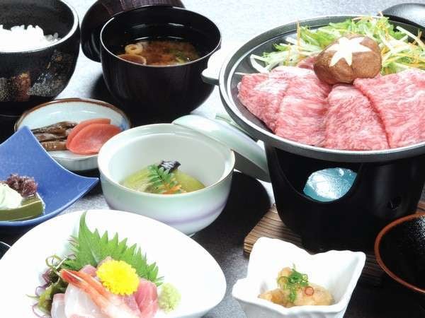 Supper: Iga beef ceramic plate grilled set