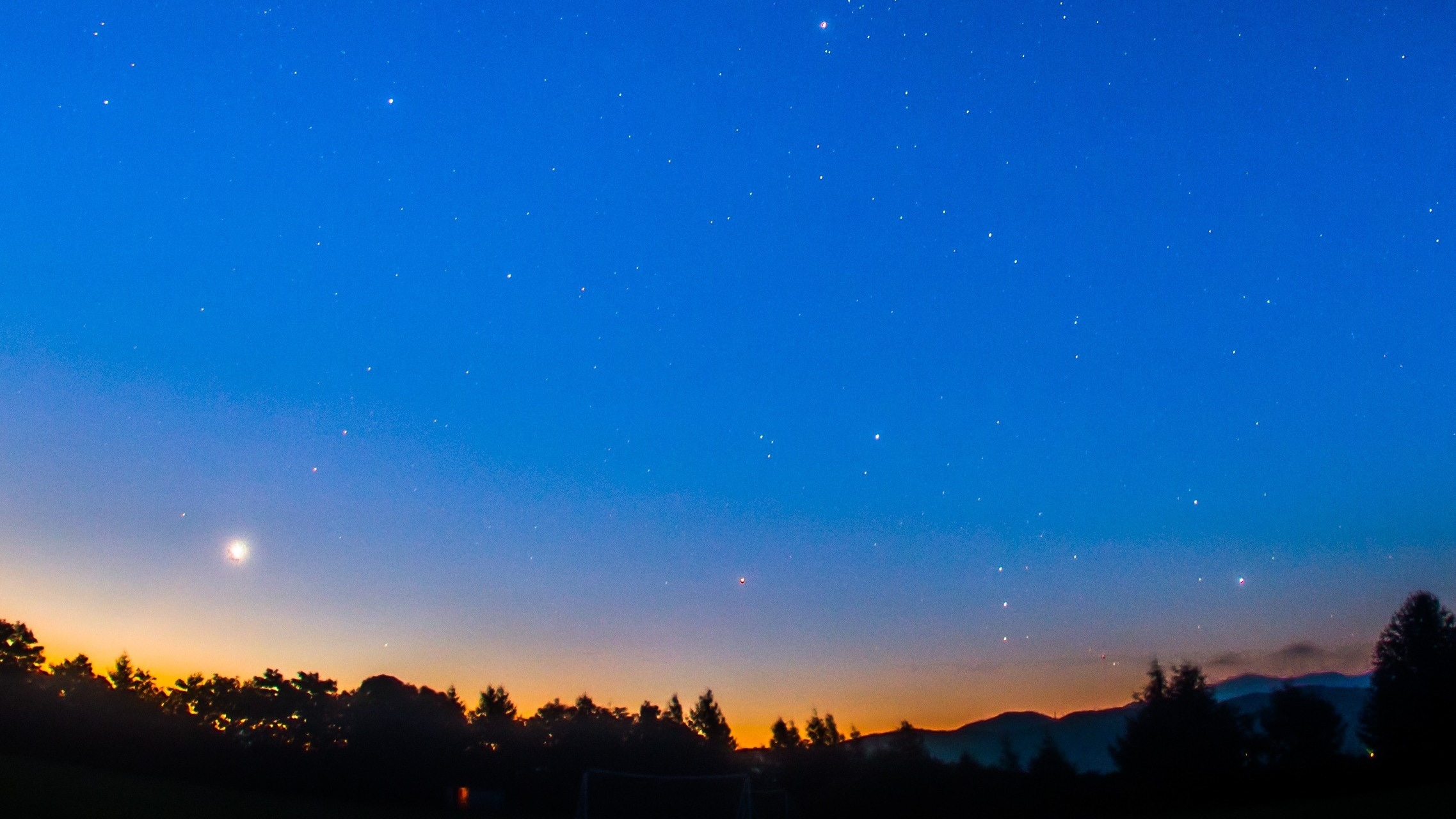 Nobeyama Plateau Orion, one of Japan's three most famous star spots
