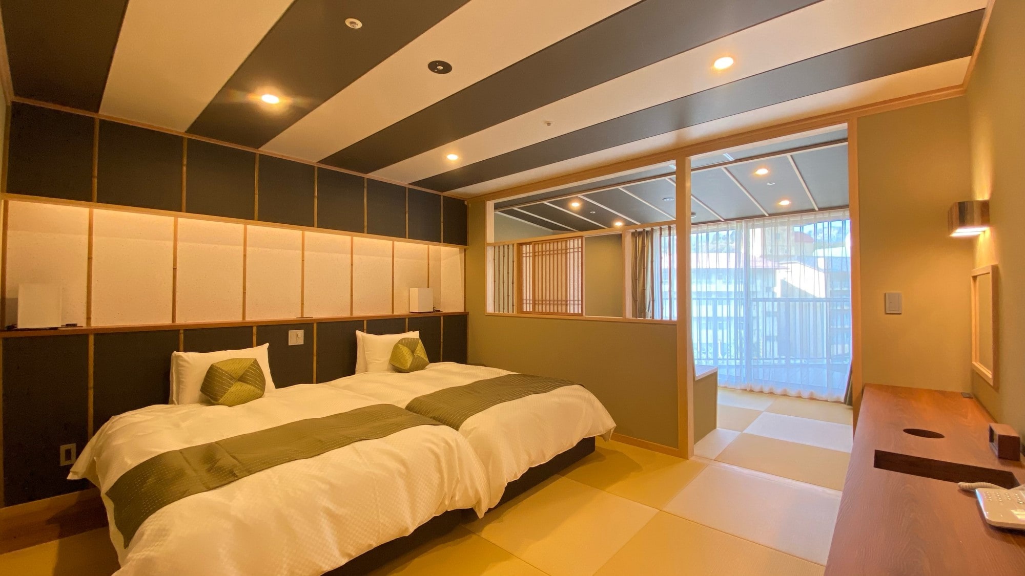 [Toryukan] Deluxe twin room with Japanese-style appearance (non-smoking)