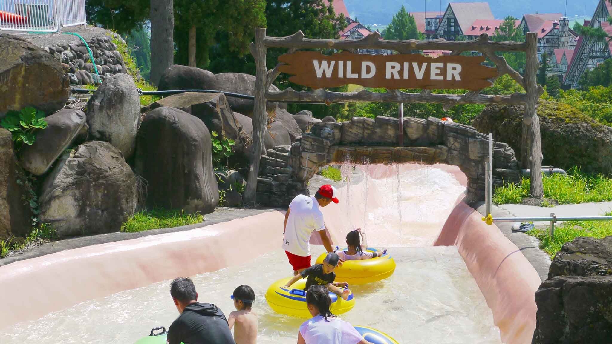 [Joetsu Kokusai Playland] Wild River ในสวนน้ำ (ภาพ) *เปิดให้บริการในช่วงฤดูร้อน