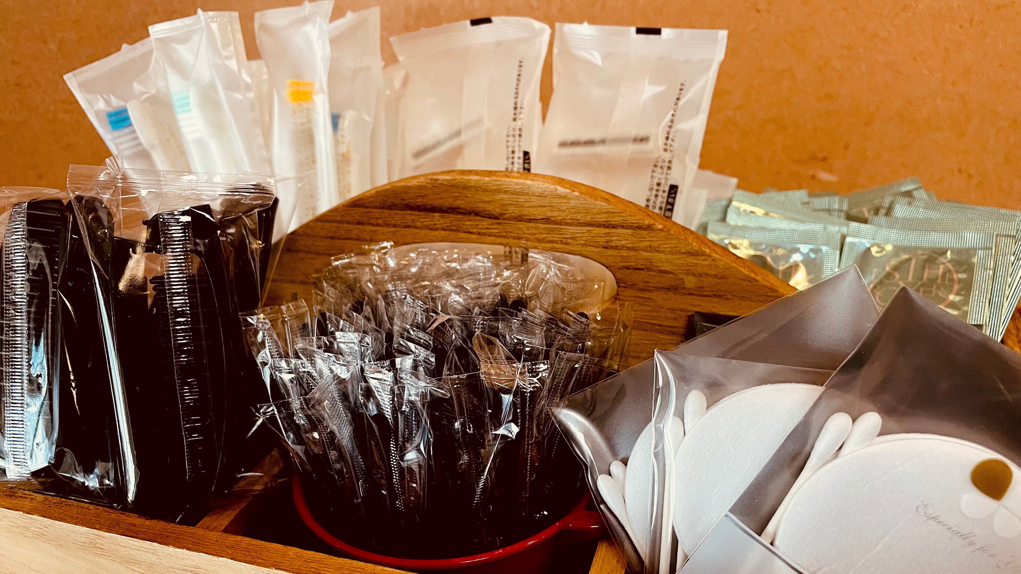 Due to the enforcement of the Plastic Resource Recycling Promotion Act, amenities will be provided to guests who require them at check-in.