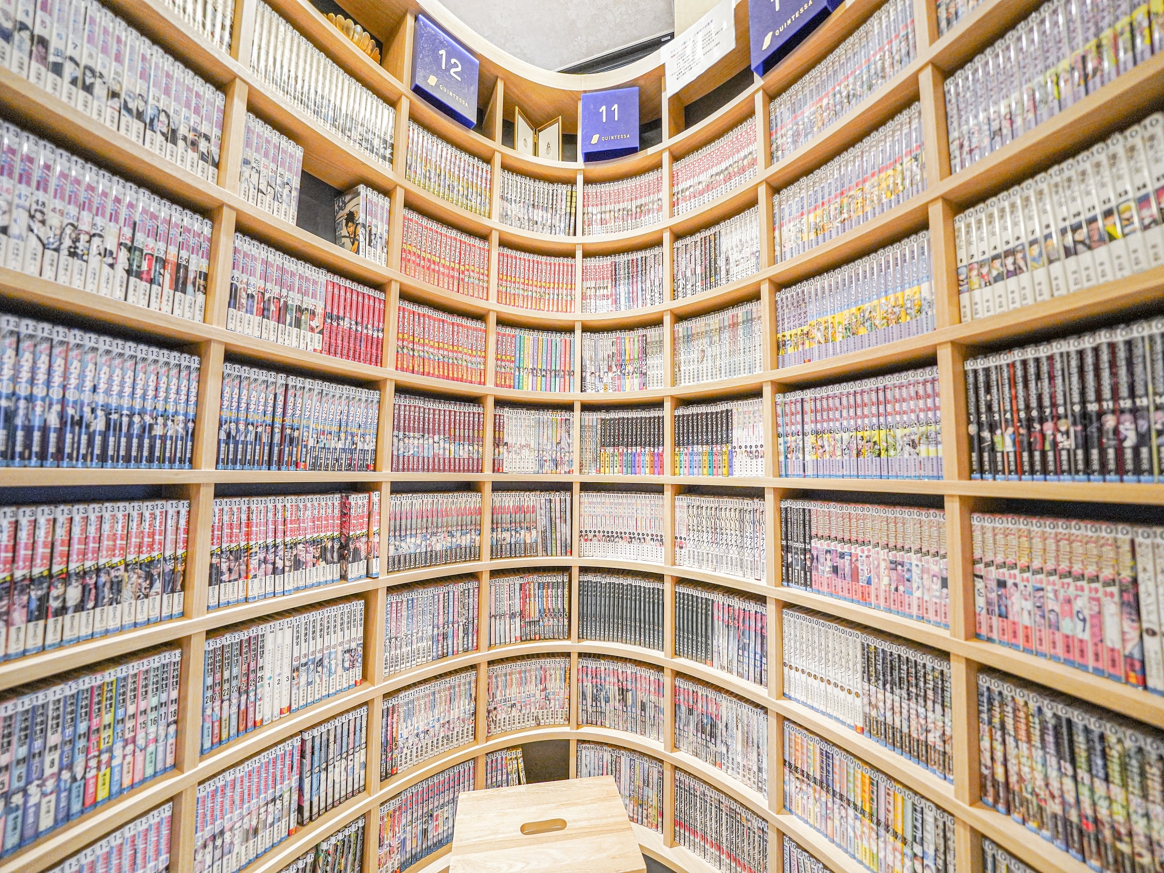 Over 8,000 books in the MANGA library
