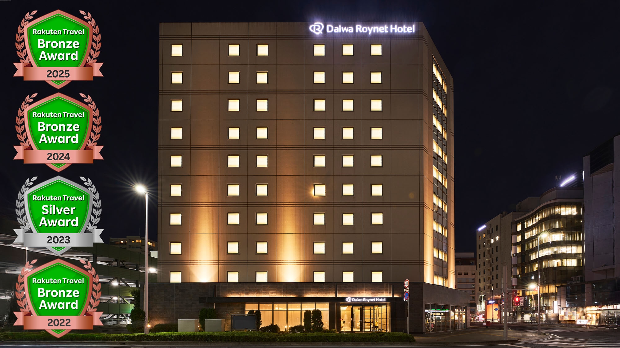 楽天トラベルアワード2025受賞ロゴ入り