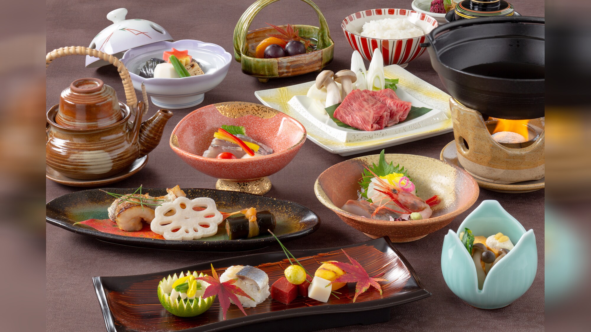 Seasonal Kaiseki (Autumn image)