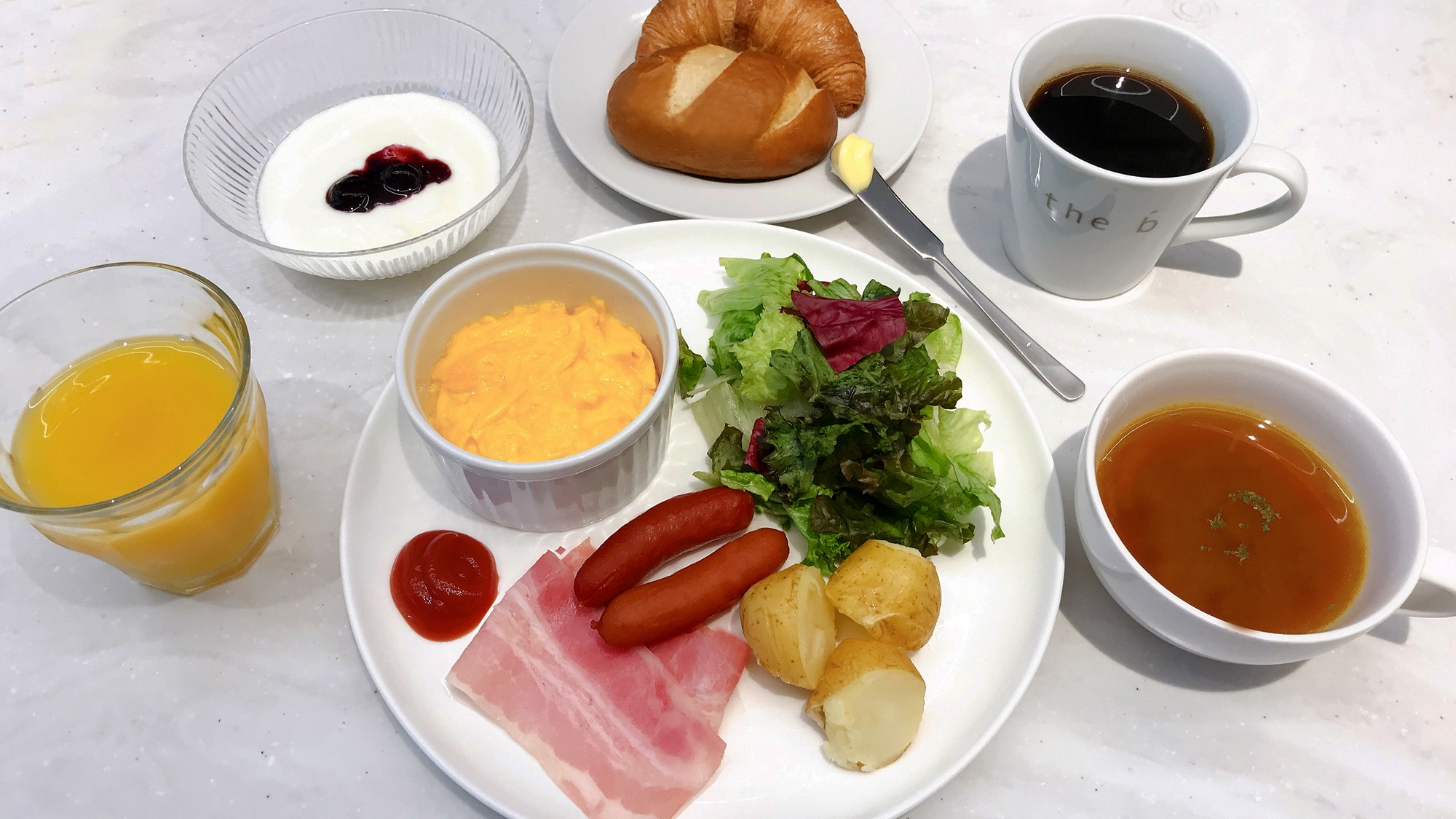breakfast plate