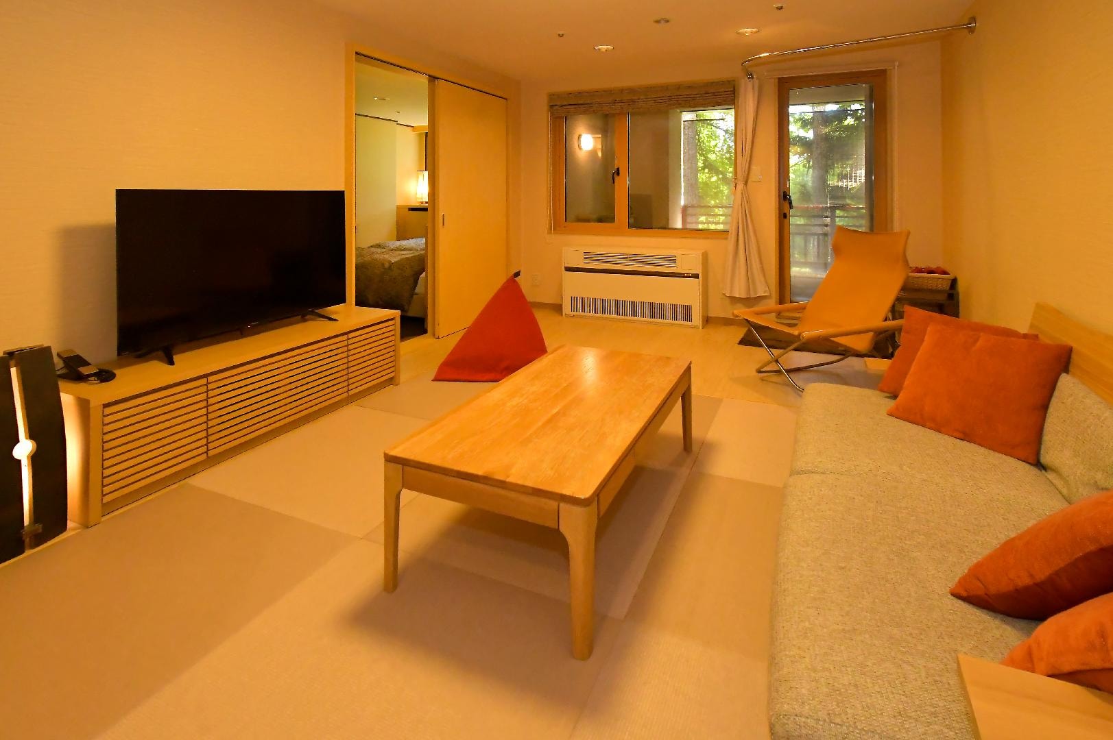 Special room with open-air bath