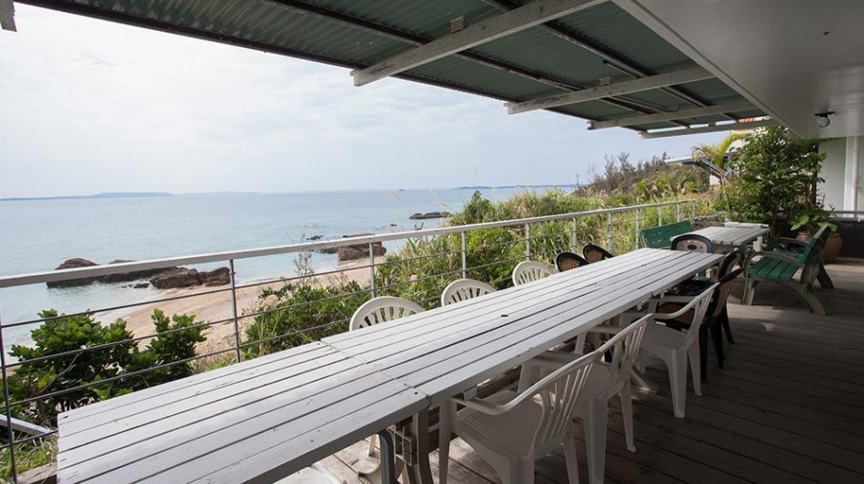 Terrace barbecue space